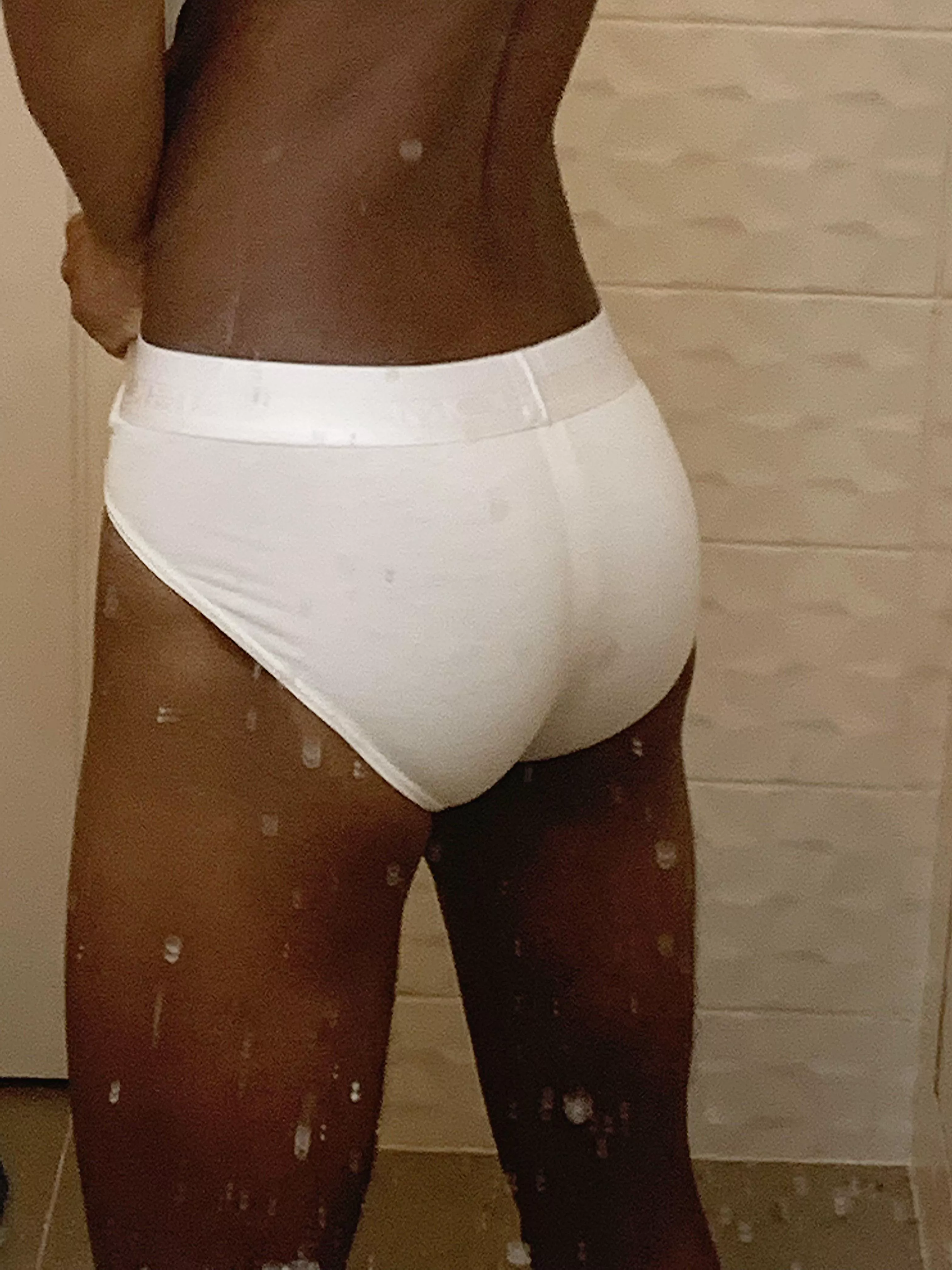 You guys like white briefs ?