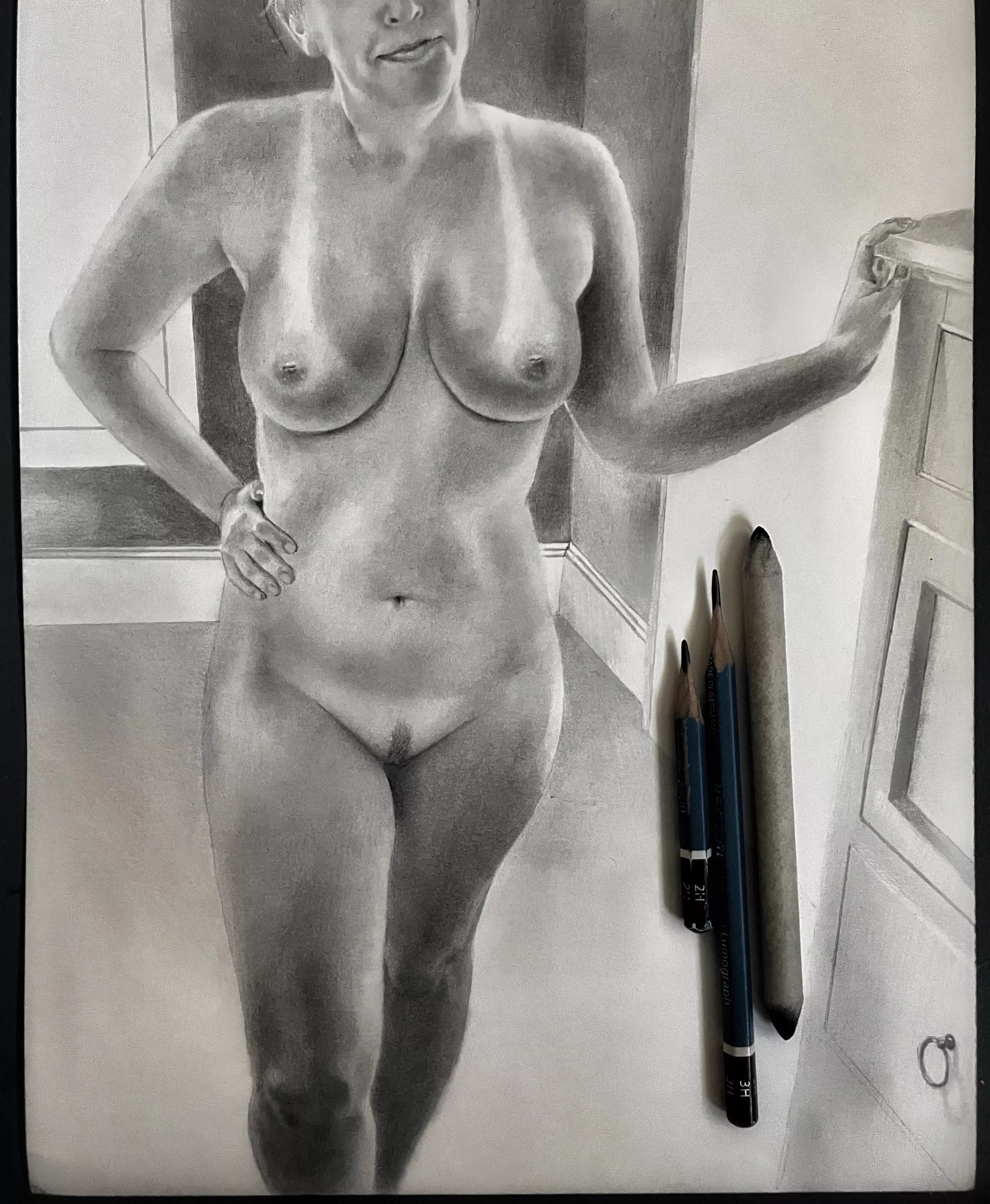 A really fun commission I recently got to be a part of! 9â€x12â€ graphite drawing on Bristol board