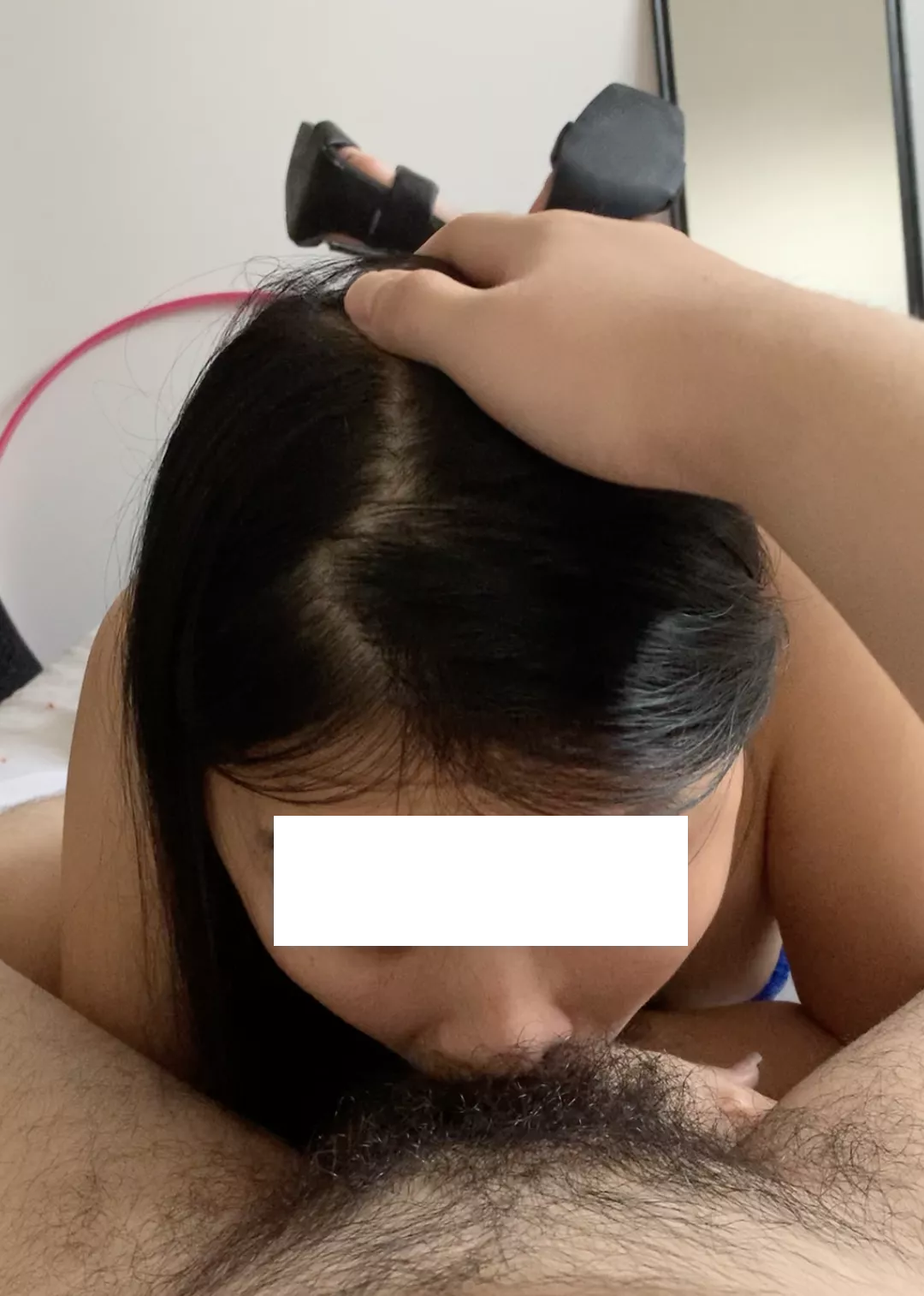 Asian slut deepthroat training