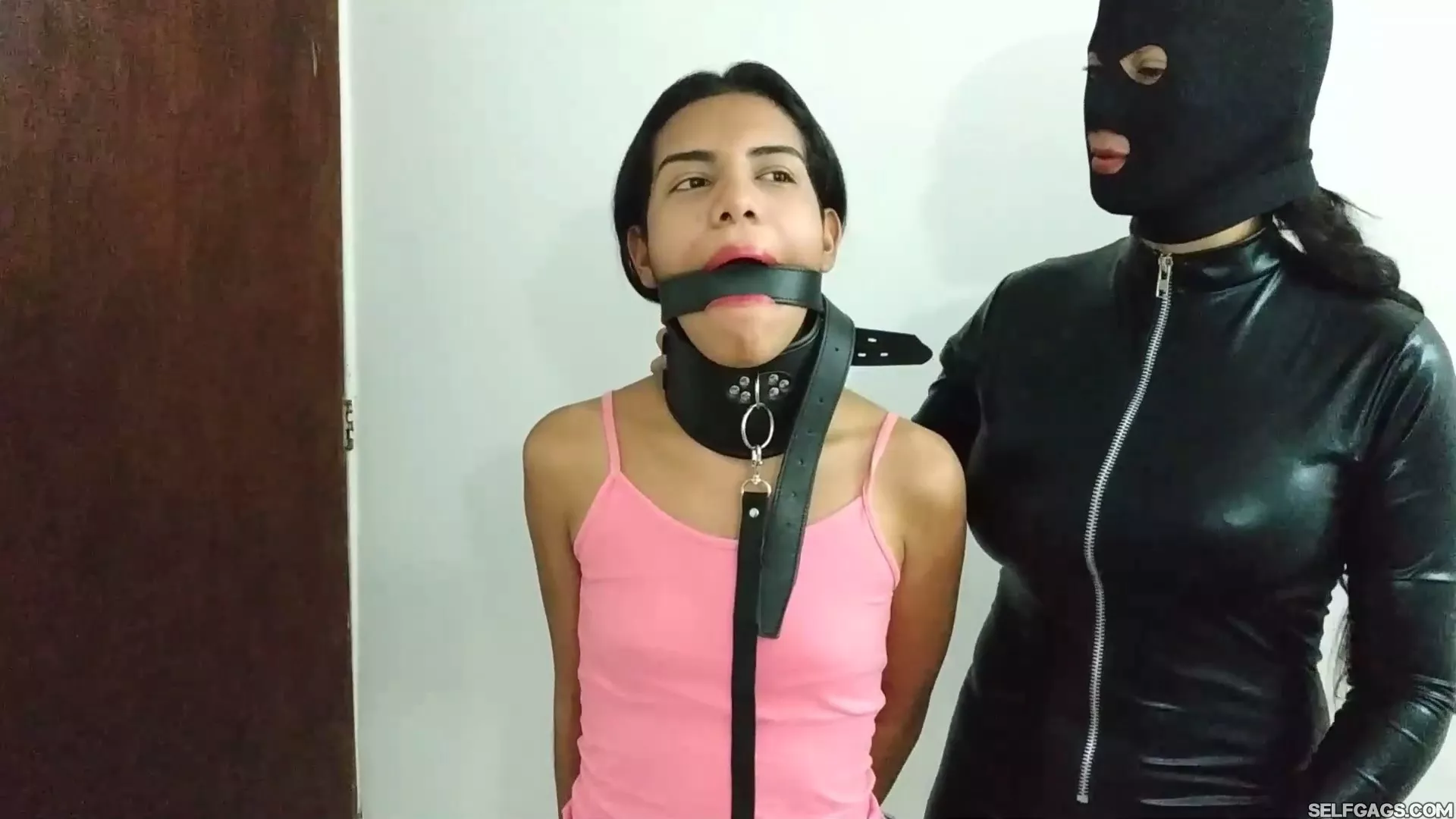 Belt Gagged Bitch