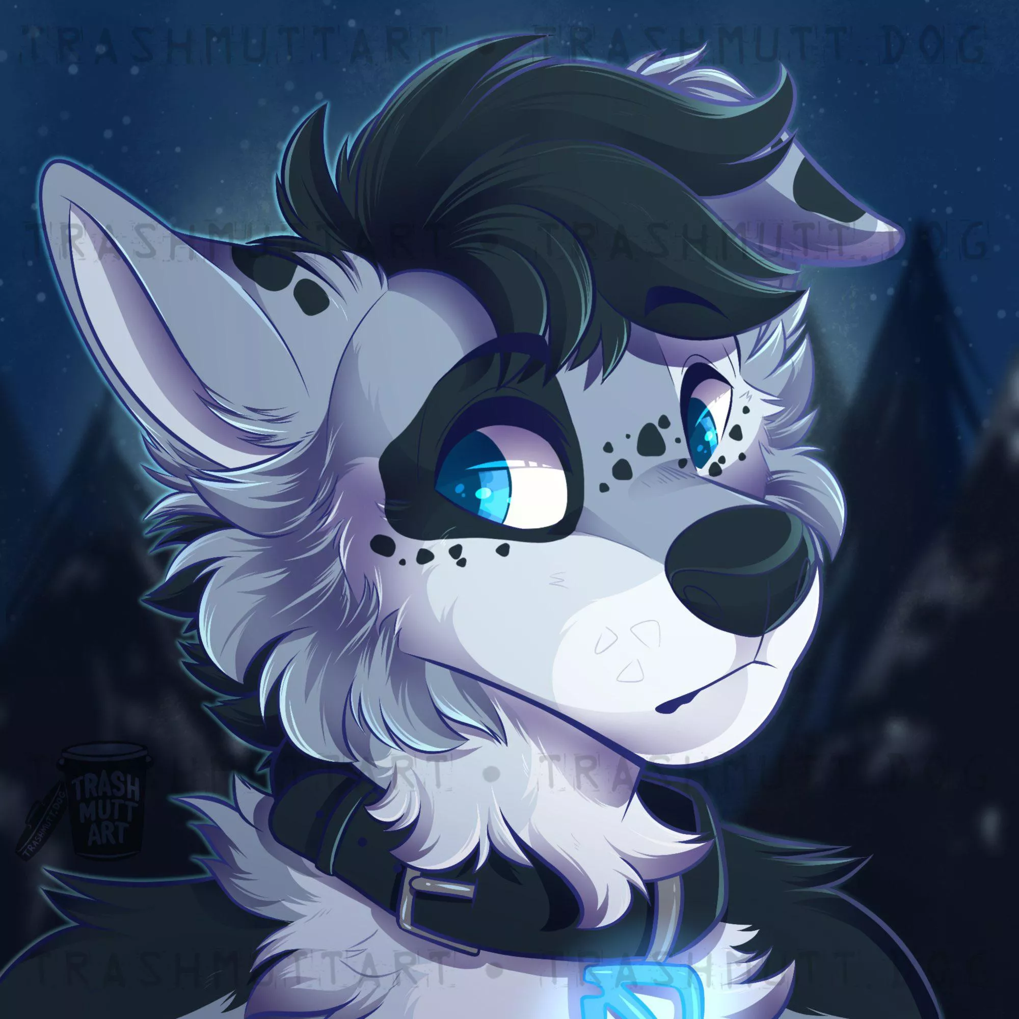 Chill Dog 🐶 (art by me - TrashmuttArt on Twitter)