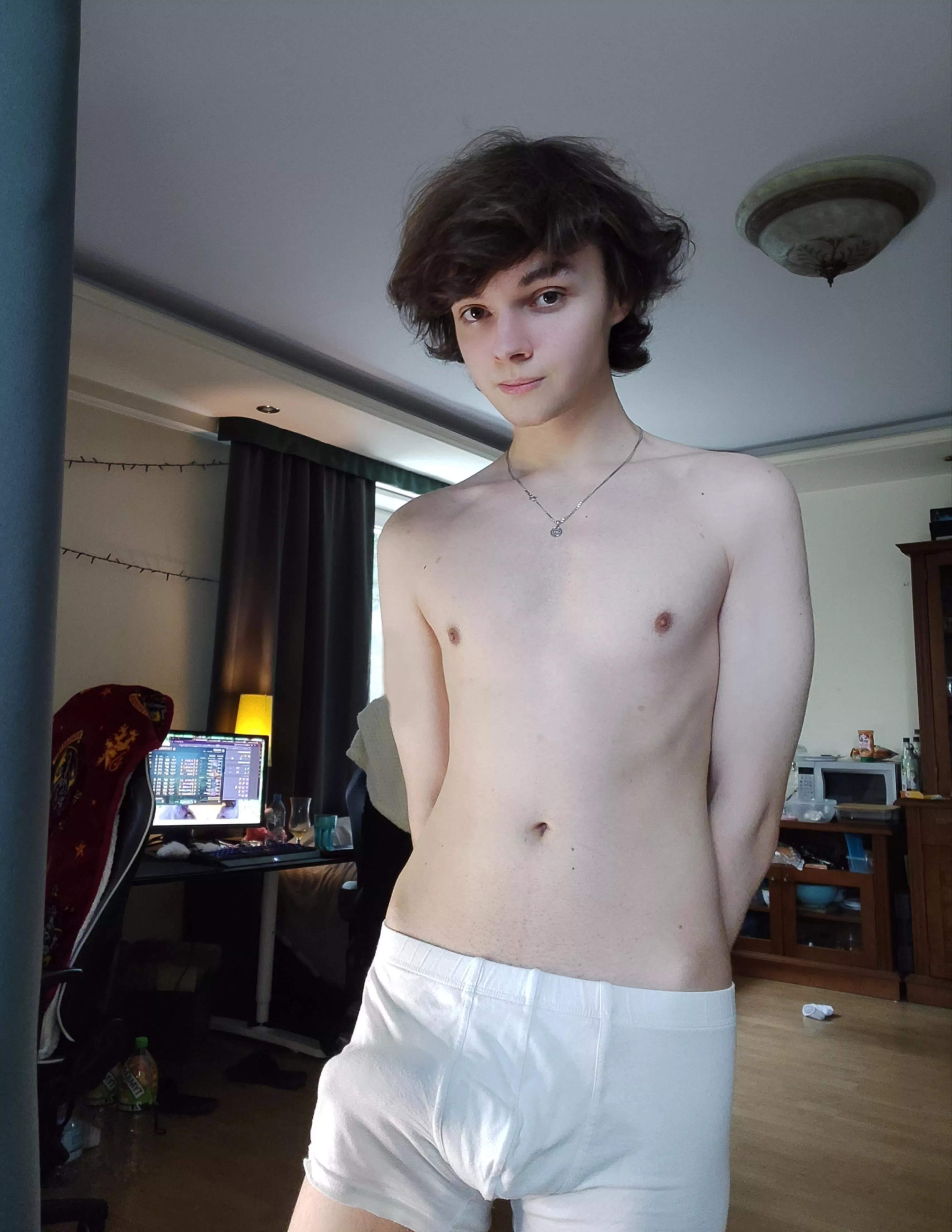 does my cock look juicy in this underwear?