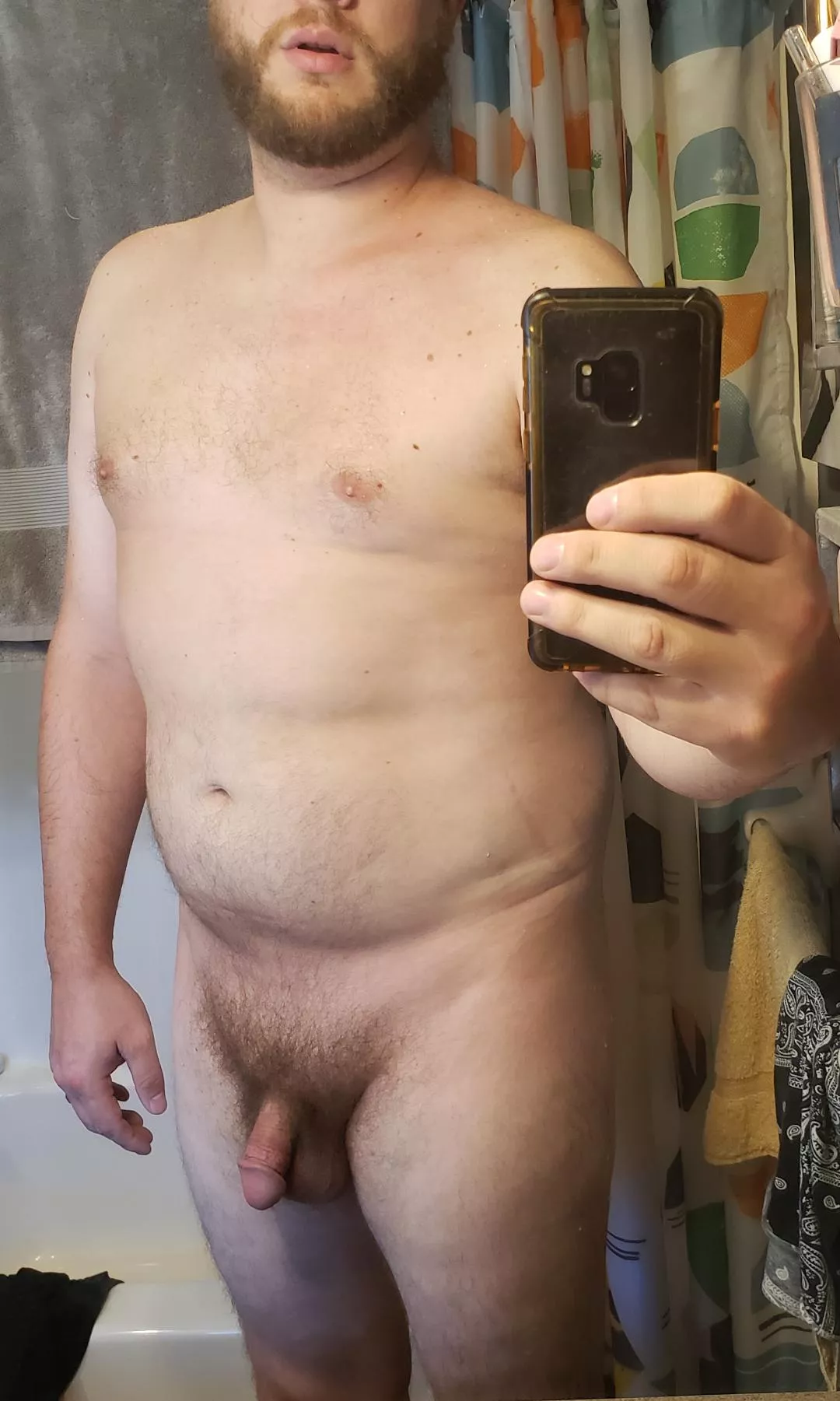 (m) right after a shower