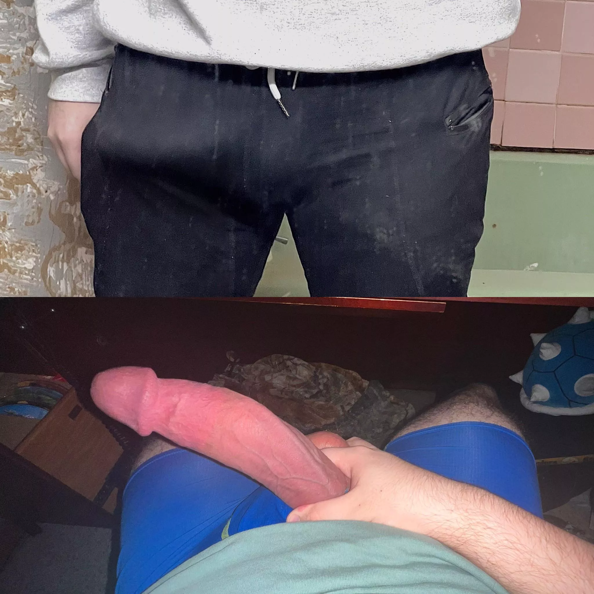 my cock looks so good with or without pants.. ðŸ’•