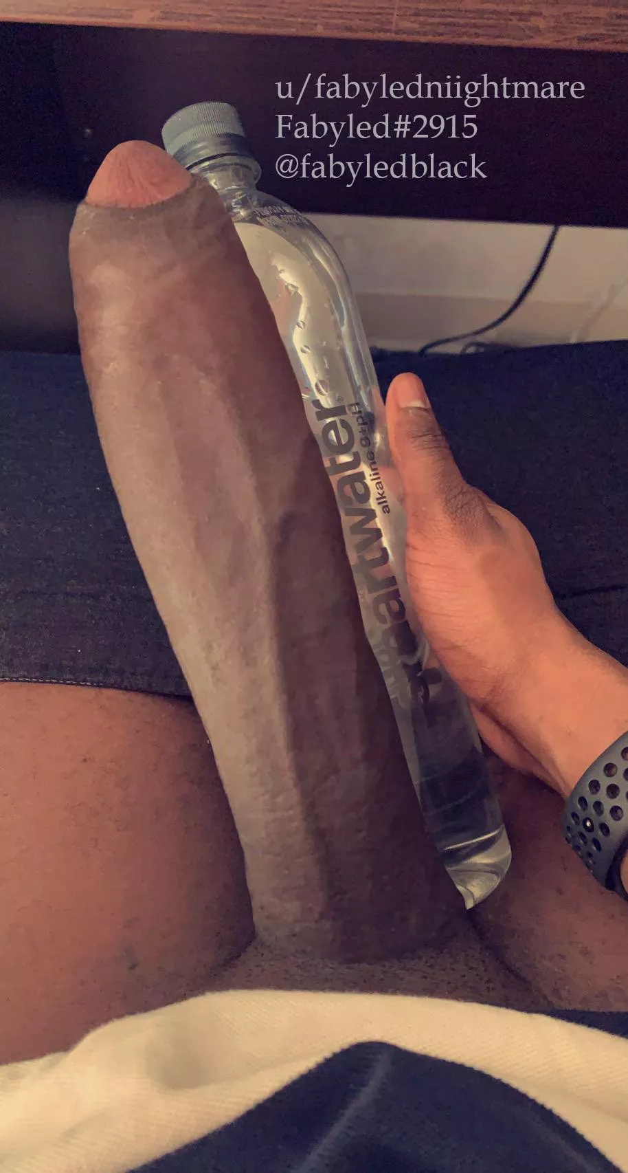 Over 1 Liter of Uncut College BBC 🍆💪🏿🖤