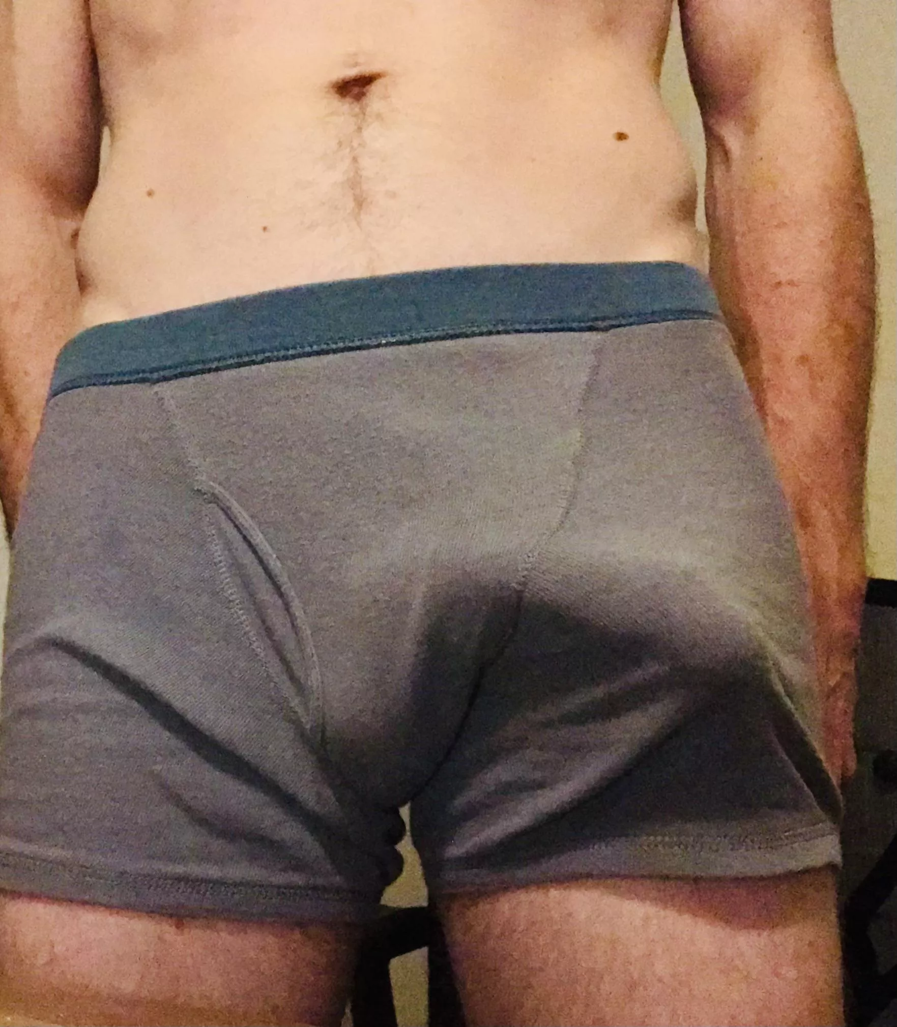 Stretching out my boxers this morning