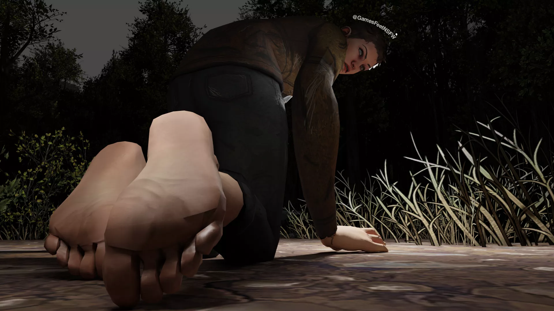 TWDG Jane Feet (GamesFeetNSFW) [Telltale's The Walking Dead Season 2]