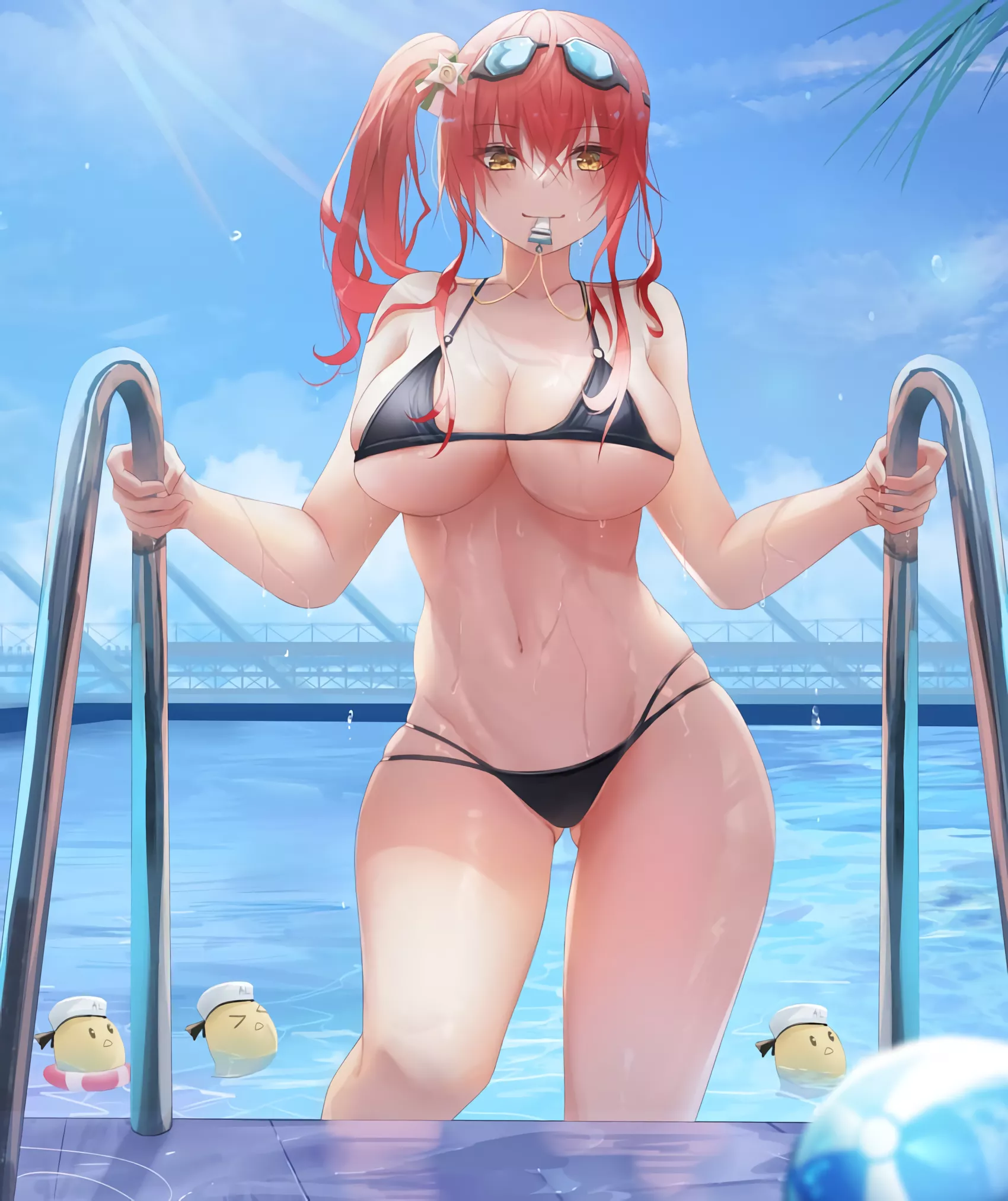 Zara Poolside Coincidence (Turbulence) [Azur Lane]