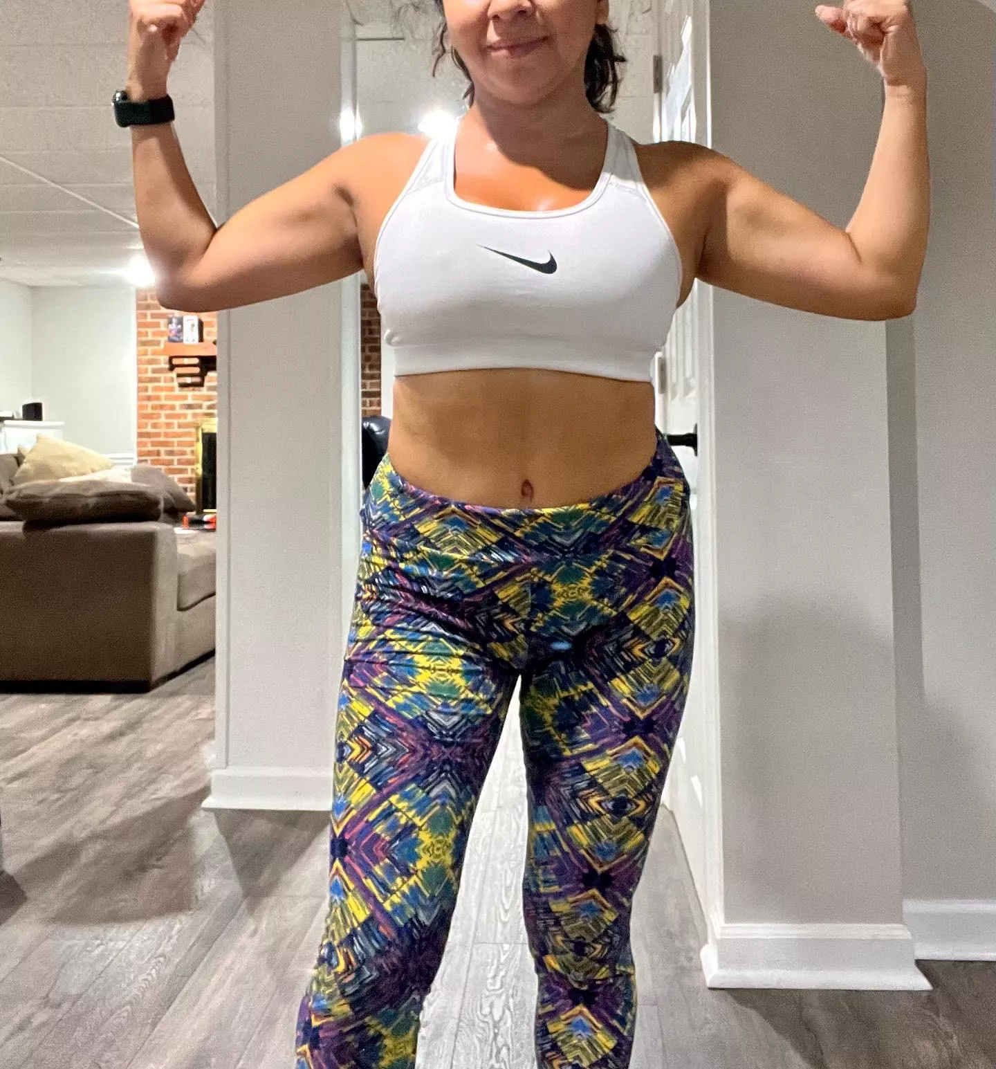 Been fighting a cold the past few days. Finally got to work out! Happy Friday! 42F Latina.