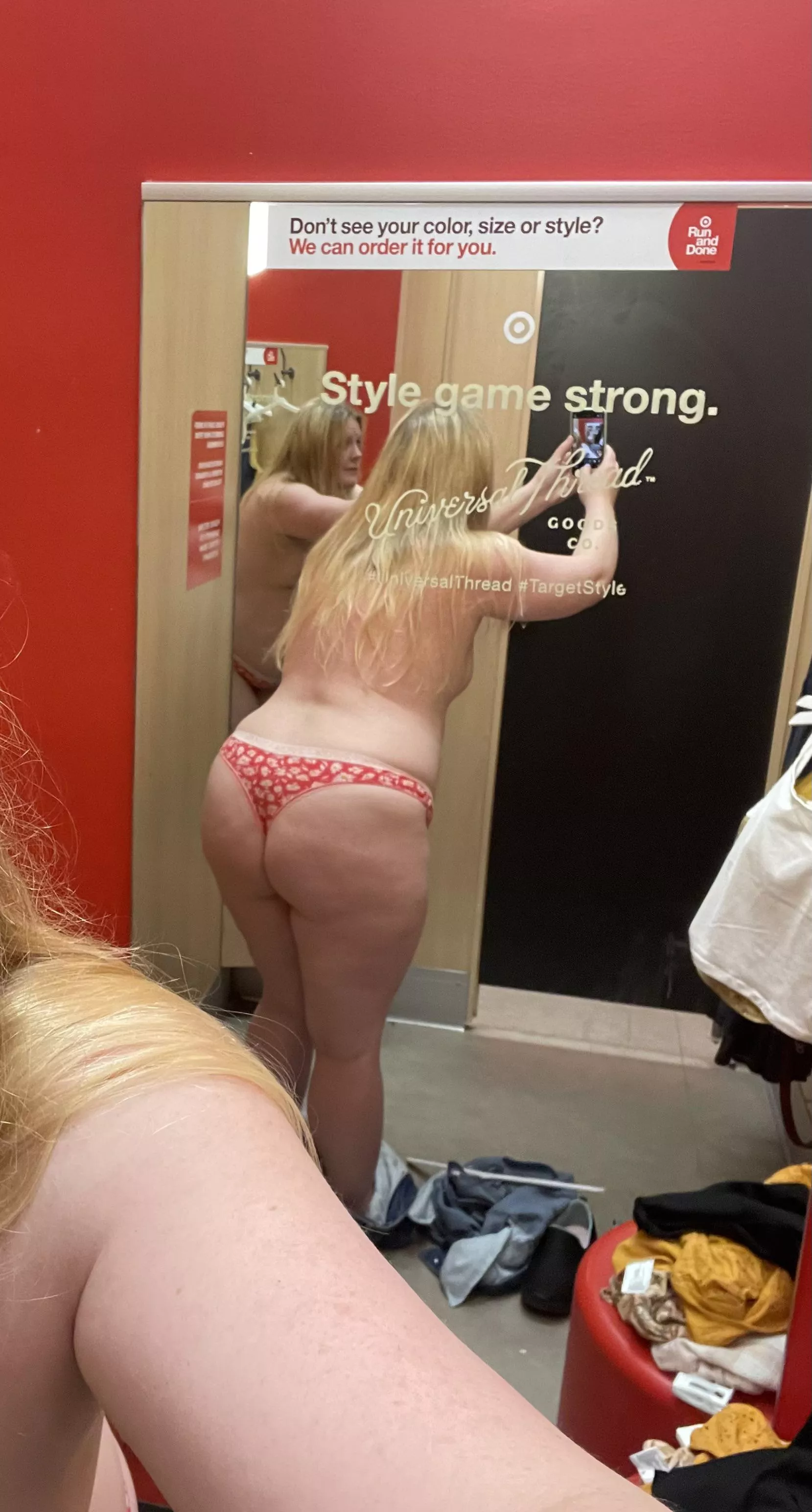 Dressing room fun