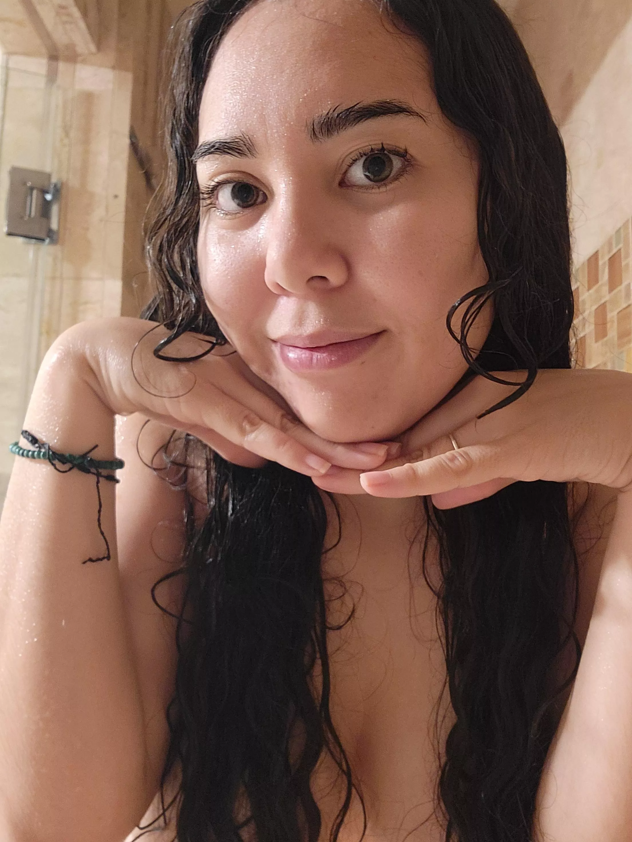 I'm always cute, even if it's in the shower.