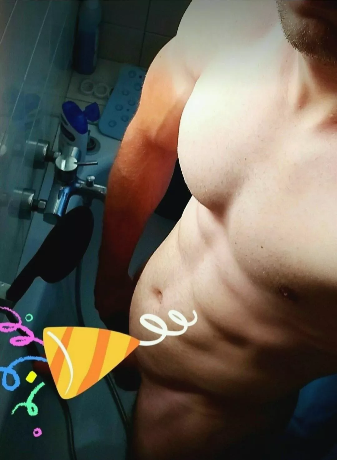 [M] party in the shower?