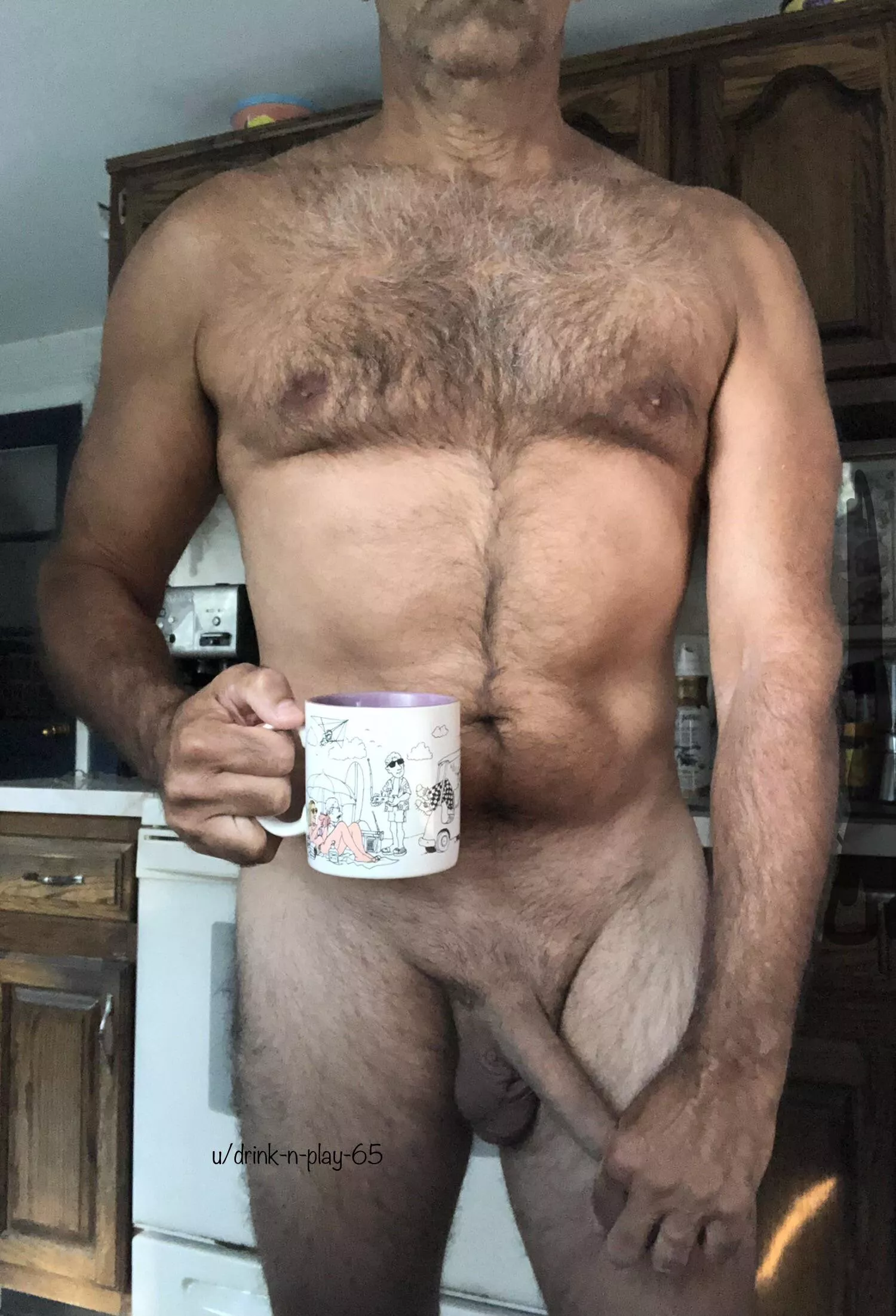 Nothing like a little morning stretch with my coffee