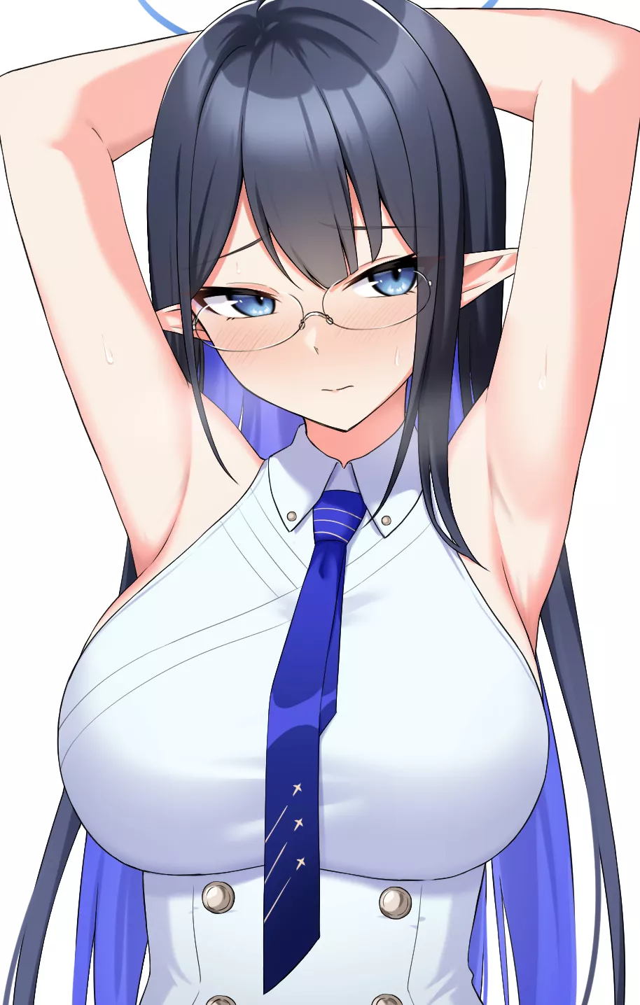 Rin's smooth armpits (Blue archive)