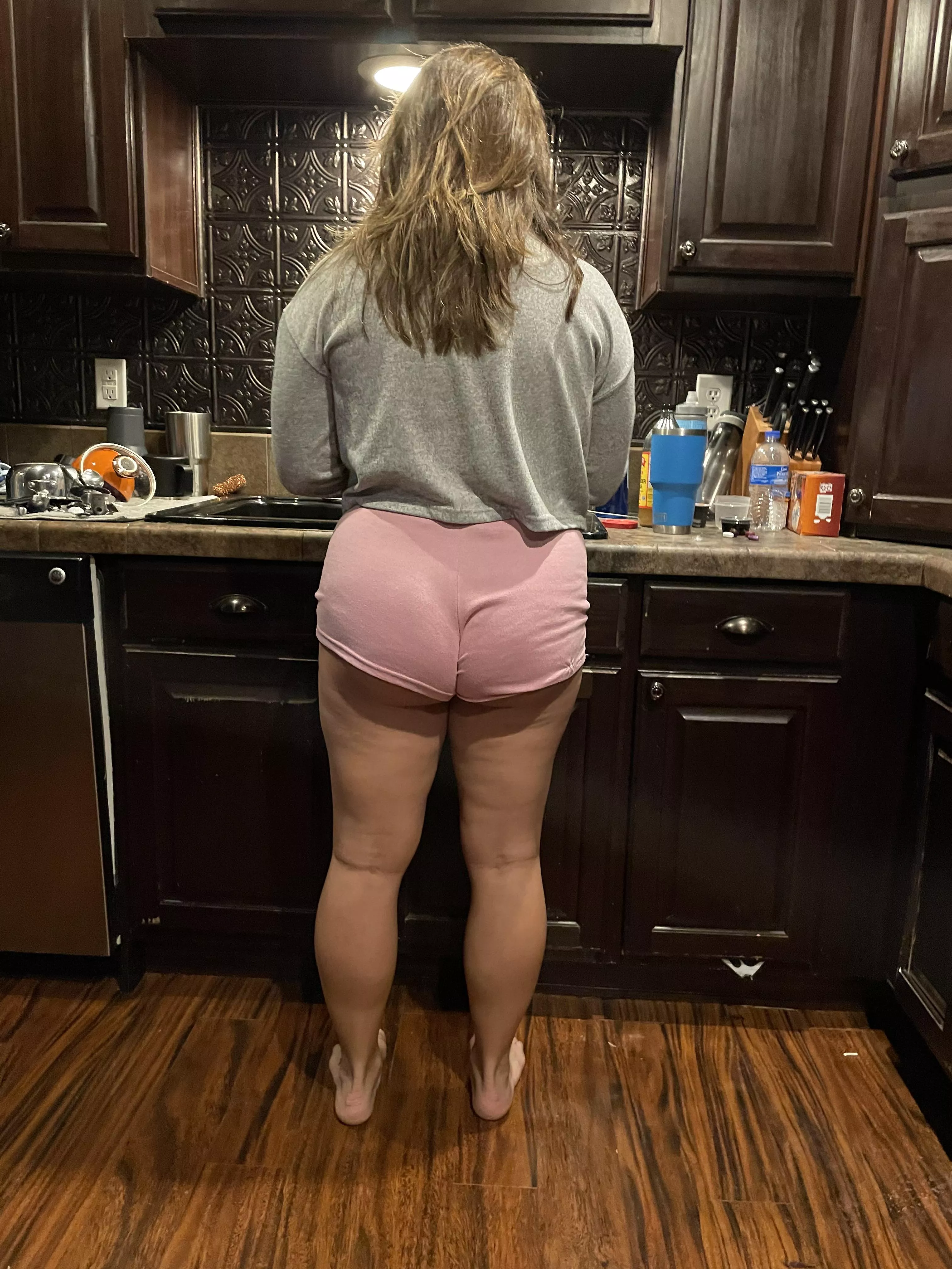 She asked if these shorts make her ass look big?