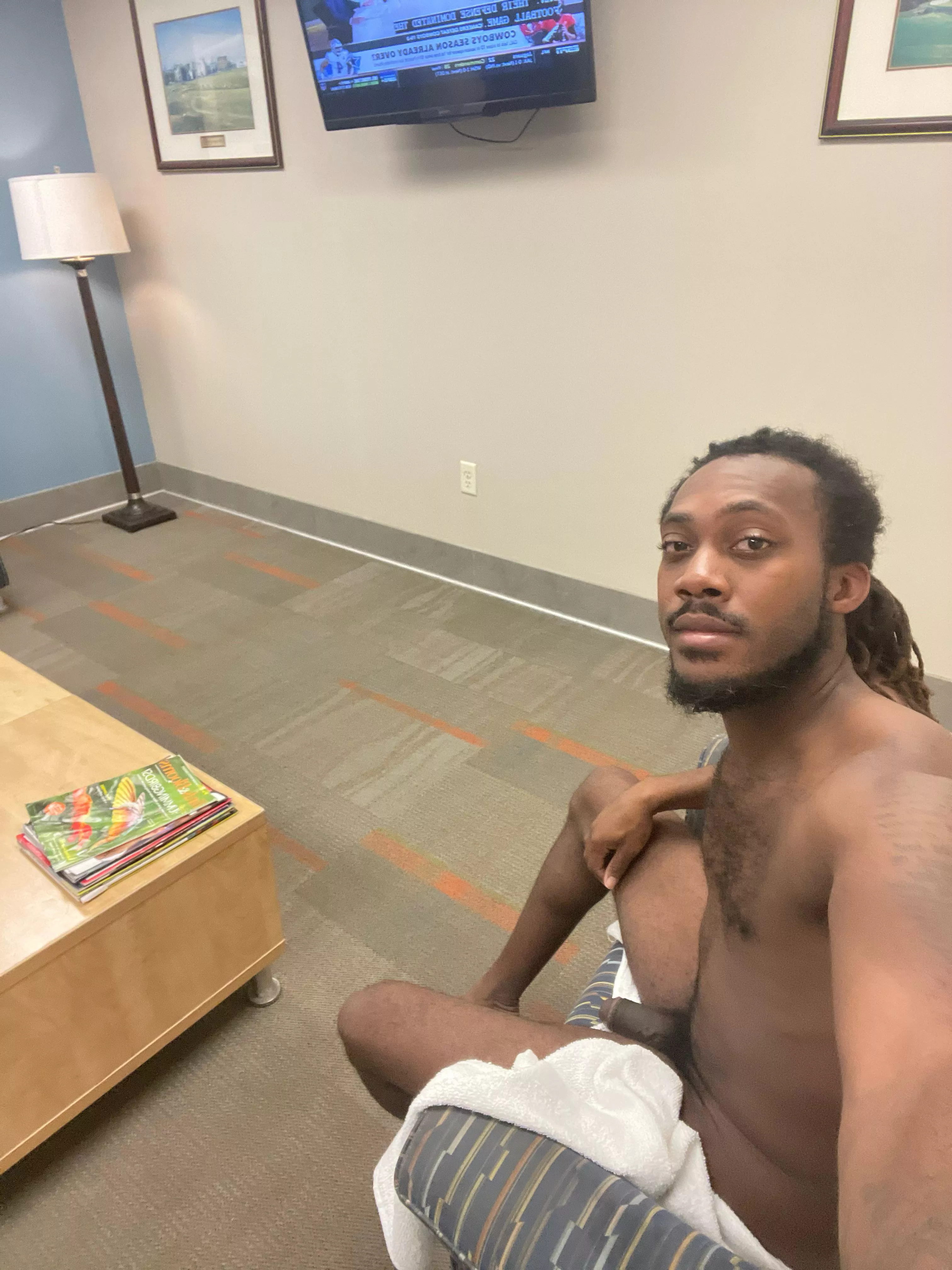 A little relaxing after a workouts