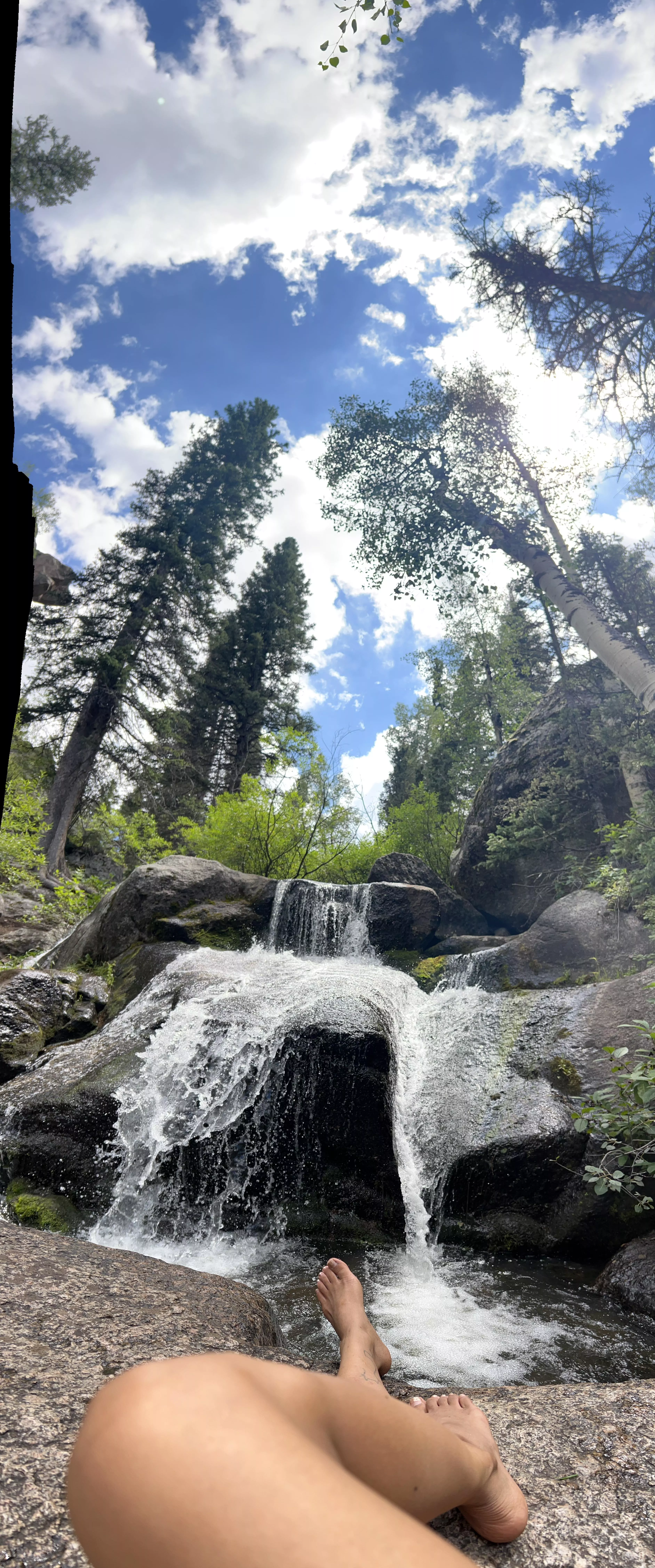 Freeing the feet in nature.