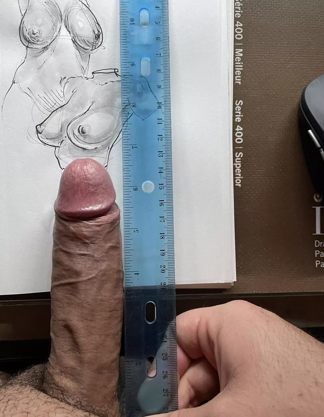 Hereâ€™s a ruler comparison. Took every inch I could lol