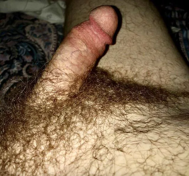 My thick hairy man bush