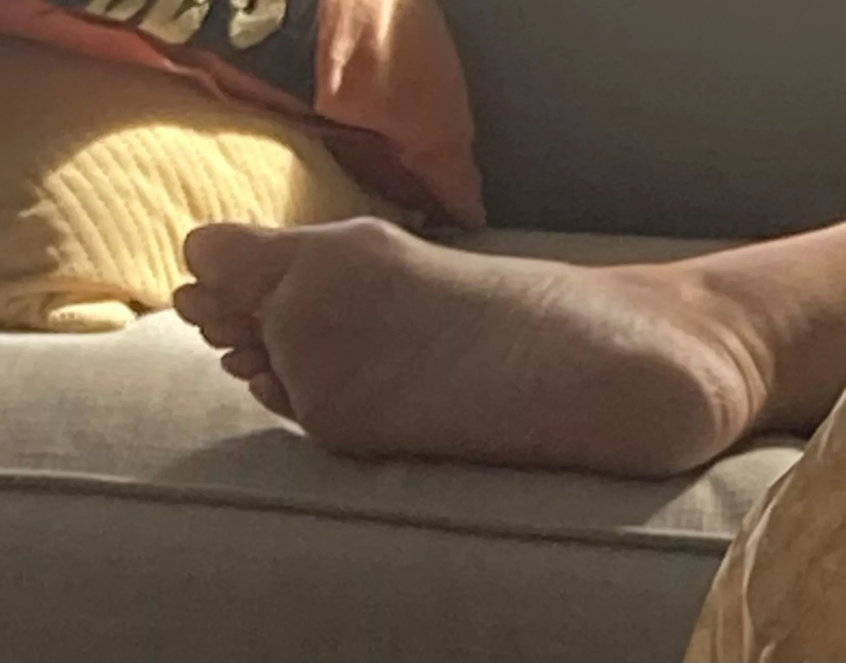 Stepmom horny feet. Who wants to fuck them?