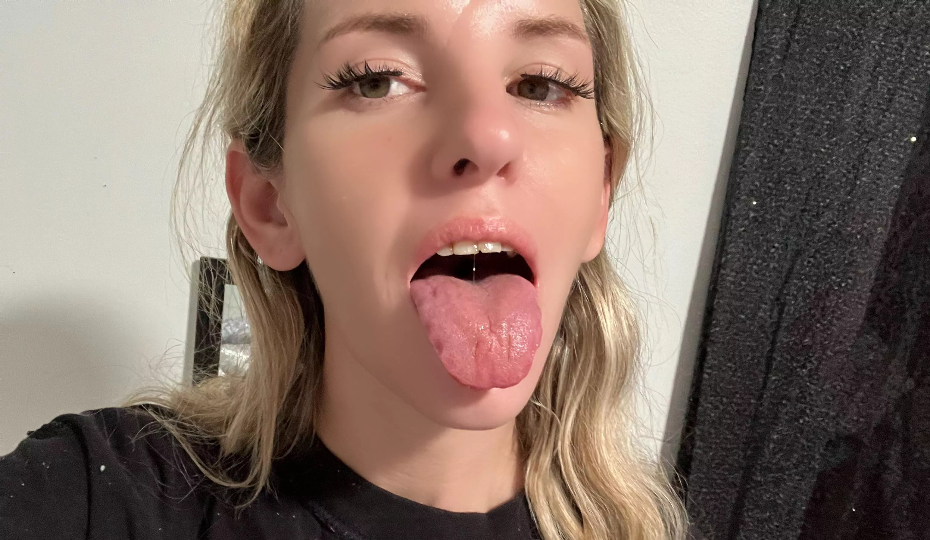 Tongue out for freaky Friday