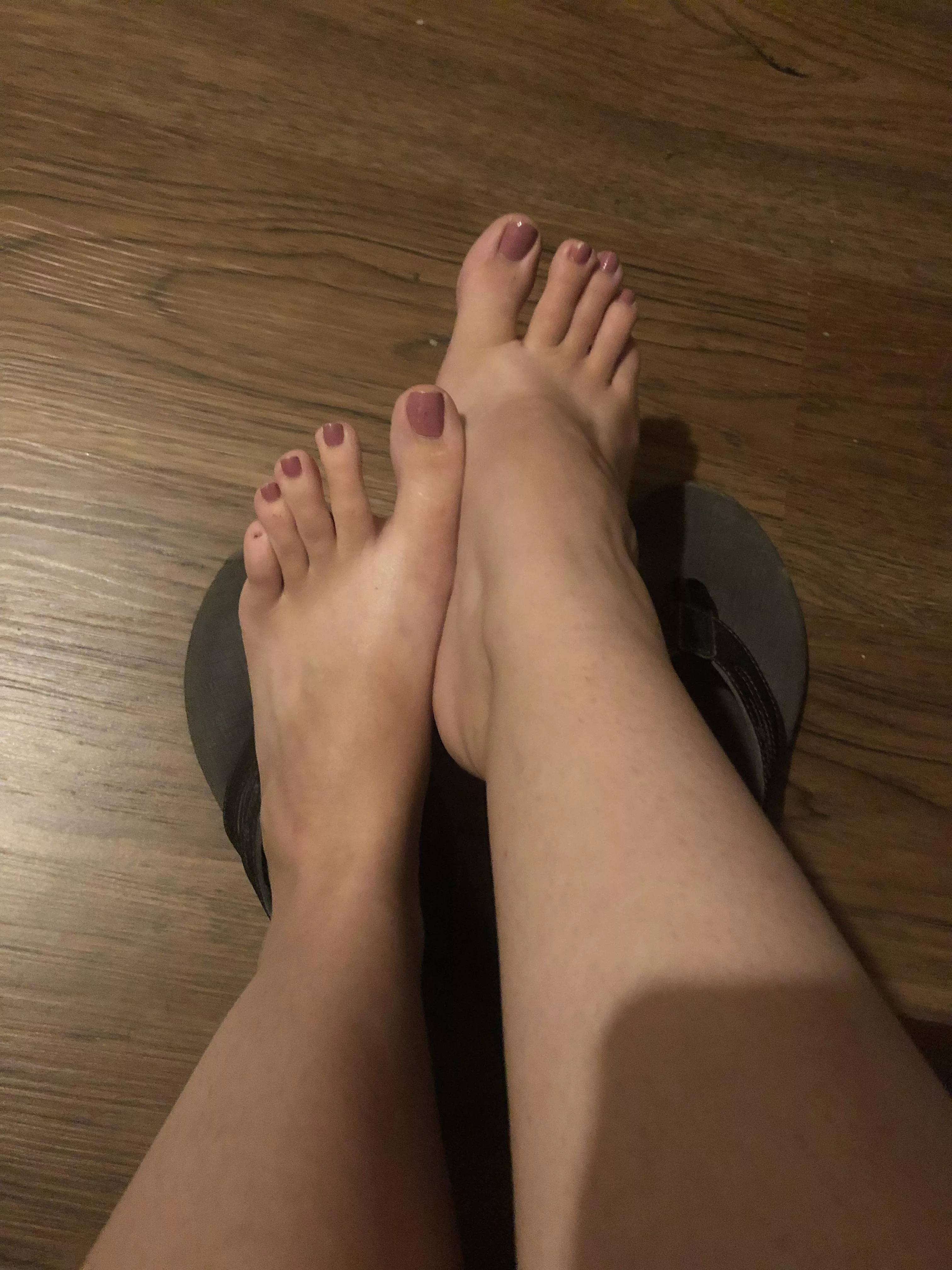 Would you lick or suck my toes?