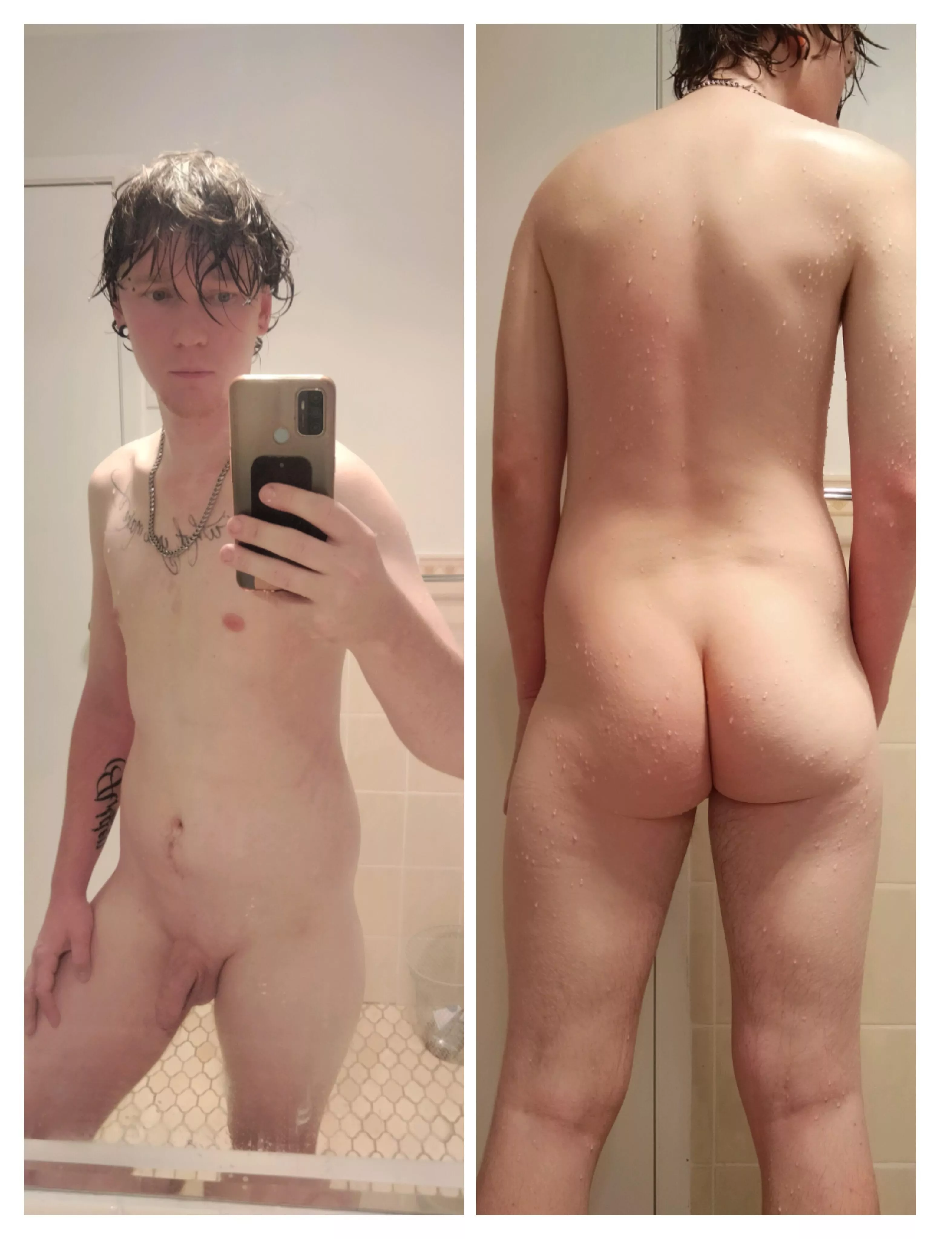 26.M.6ft.75kgs - Never uploaded a front and back photo before so here it is. kinda puts focus on how thick my legs are though :/