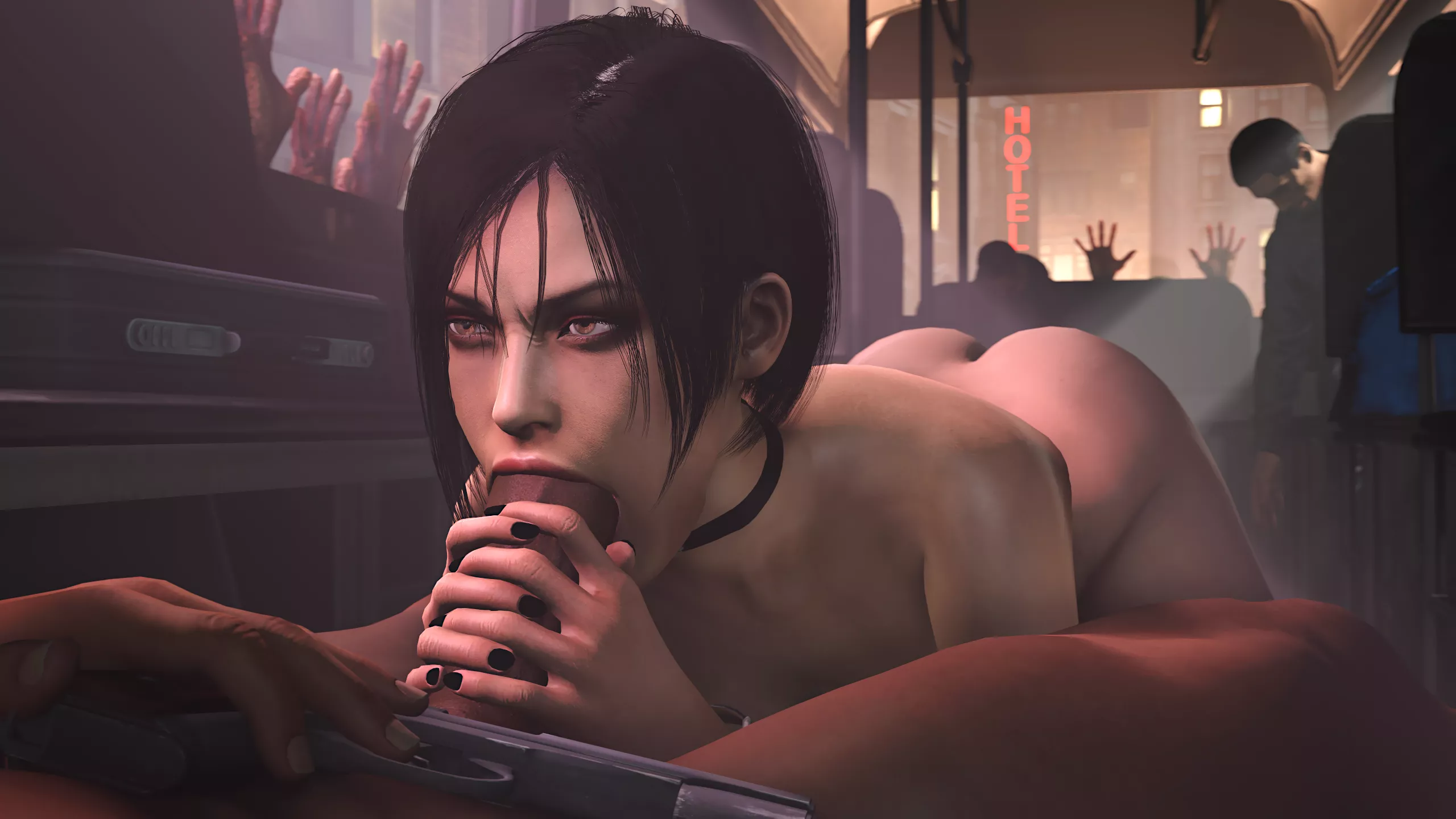 Ada sucking dick (dhr) [Resident Evil]