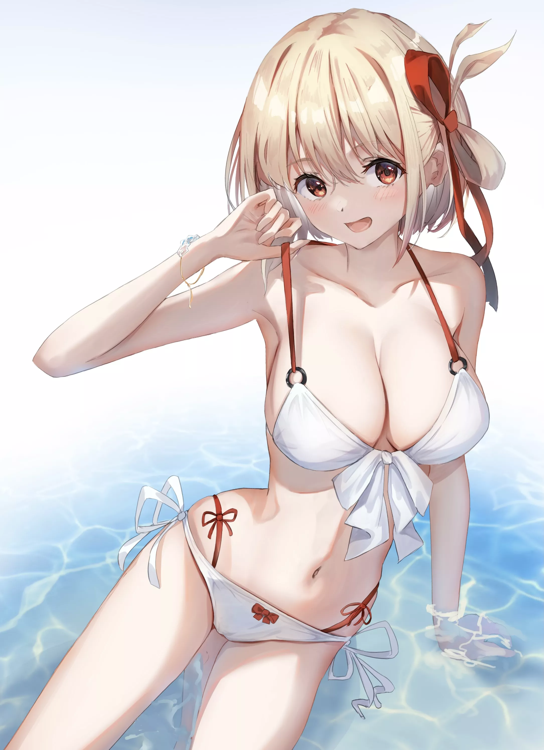 Chisato in her cute bikini [Lycoris Recoil]