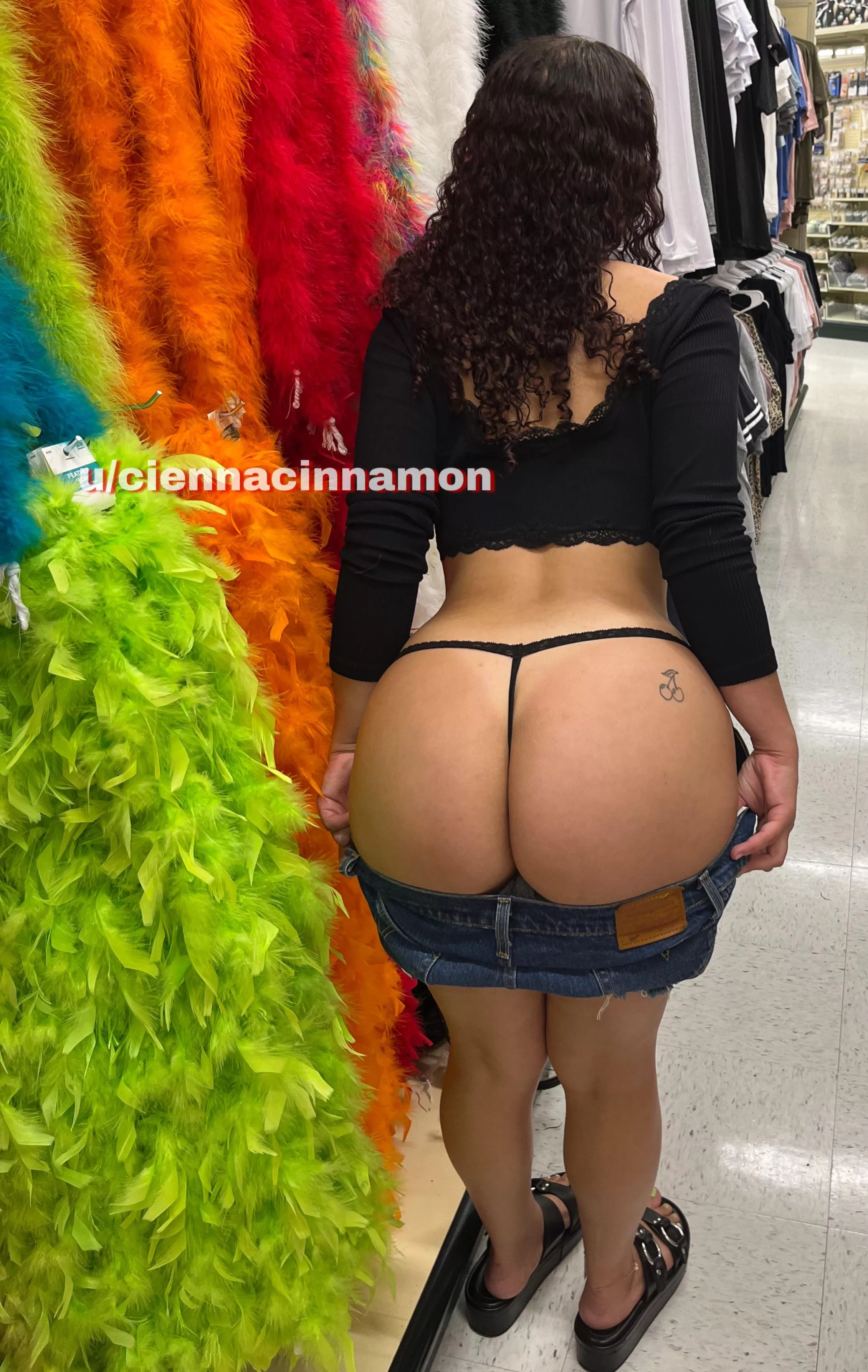 flashing my soft butt in the storeðŸ¥°