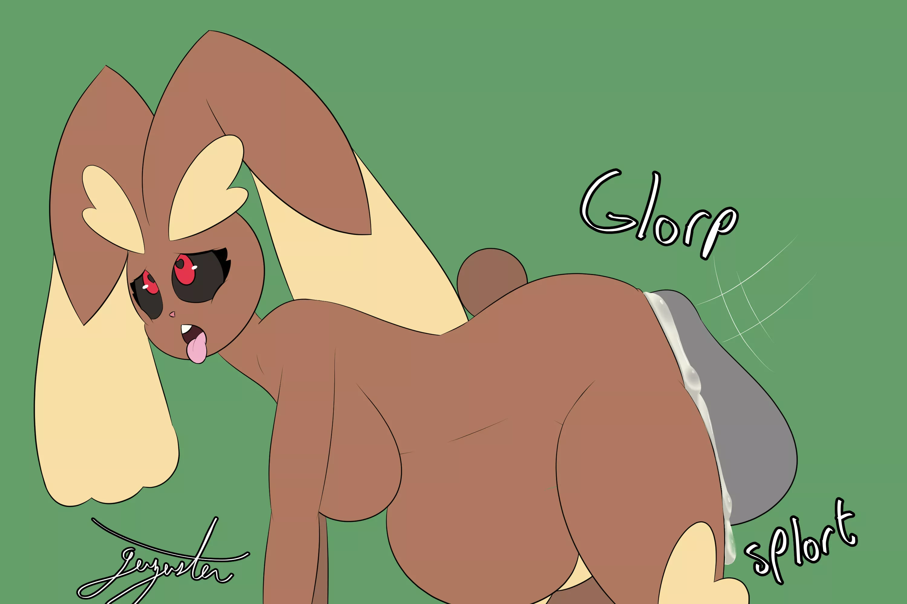 [F/M] Lopunny Belly Bloating (gazaster)