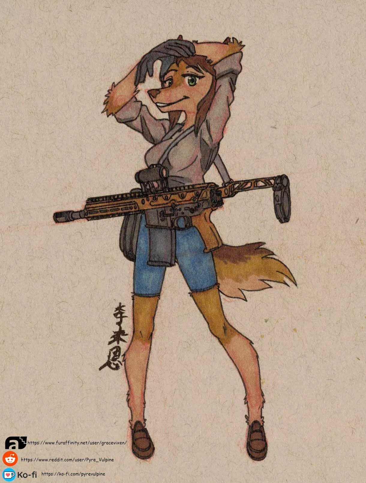 Gun Day Sunday 105! (Art By Me)