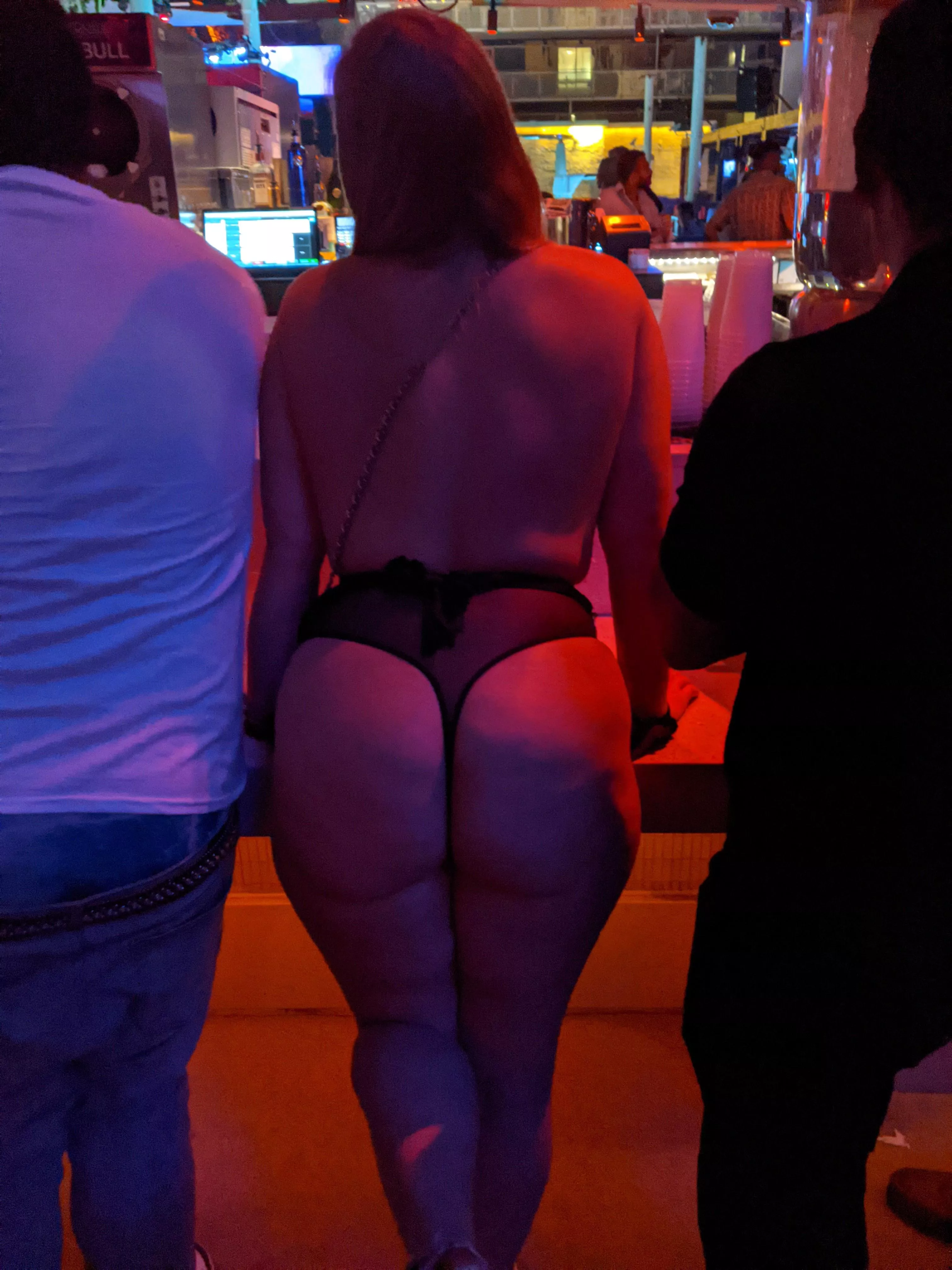 I wore just sheer lingerie to a nightclub