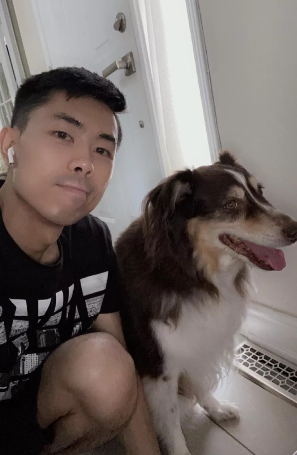 My dog and I are looking for people to play Fortnite with! (PS - He doesnâ€™t play, but he watches!)