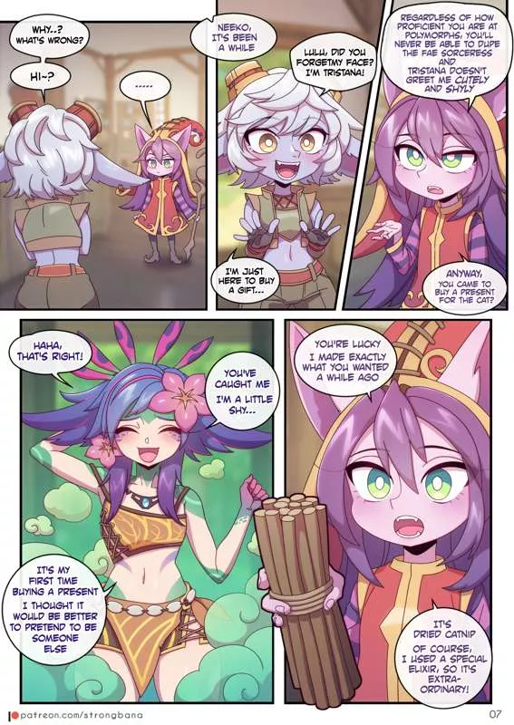 neeko and lulu and Tristana (Strongbana)