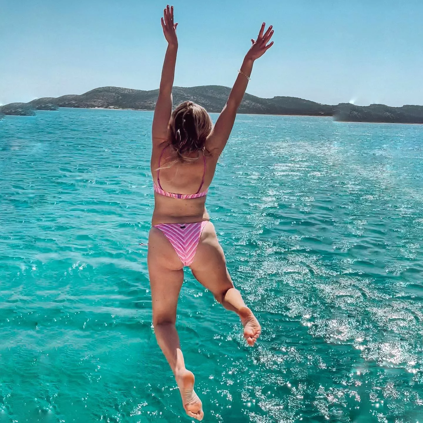 Pink bikini