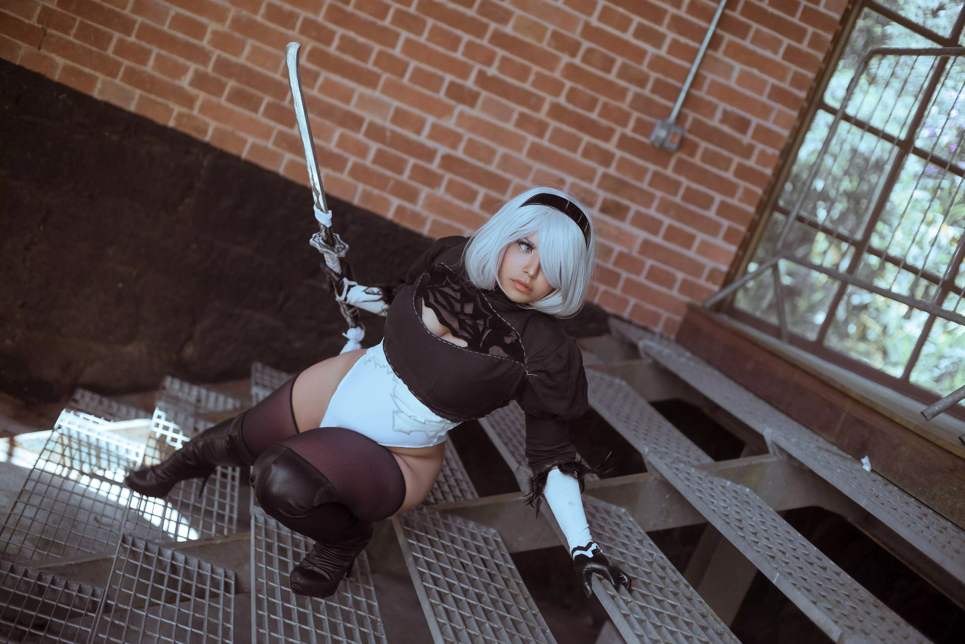 [Self] 2B cosplay by Nooneenoni