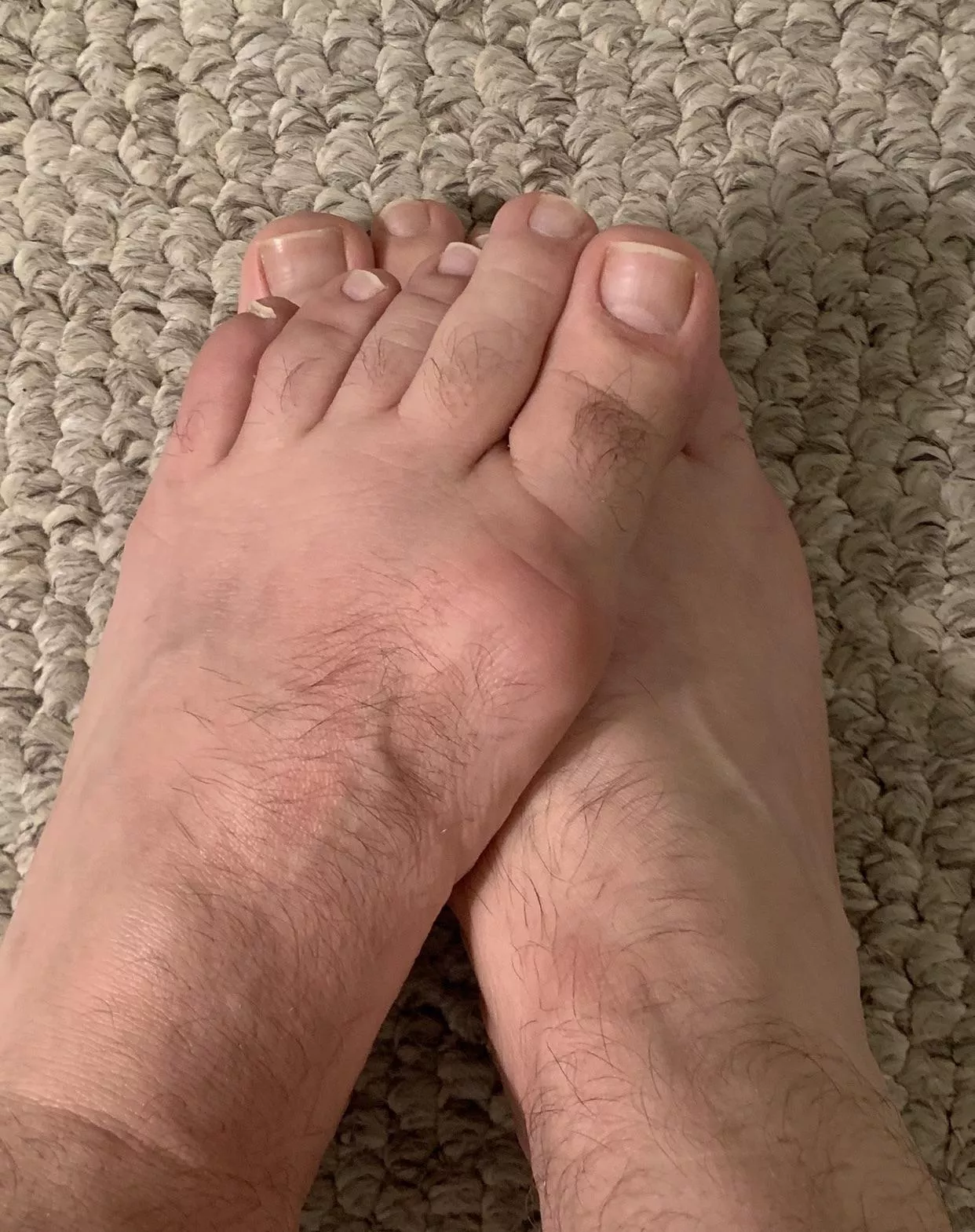 sniff my toes