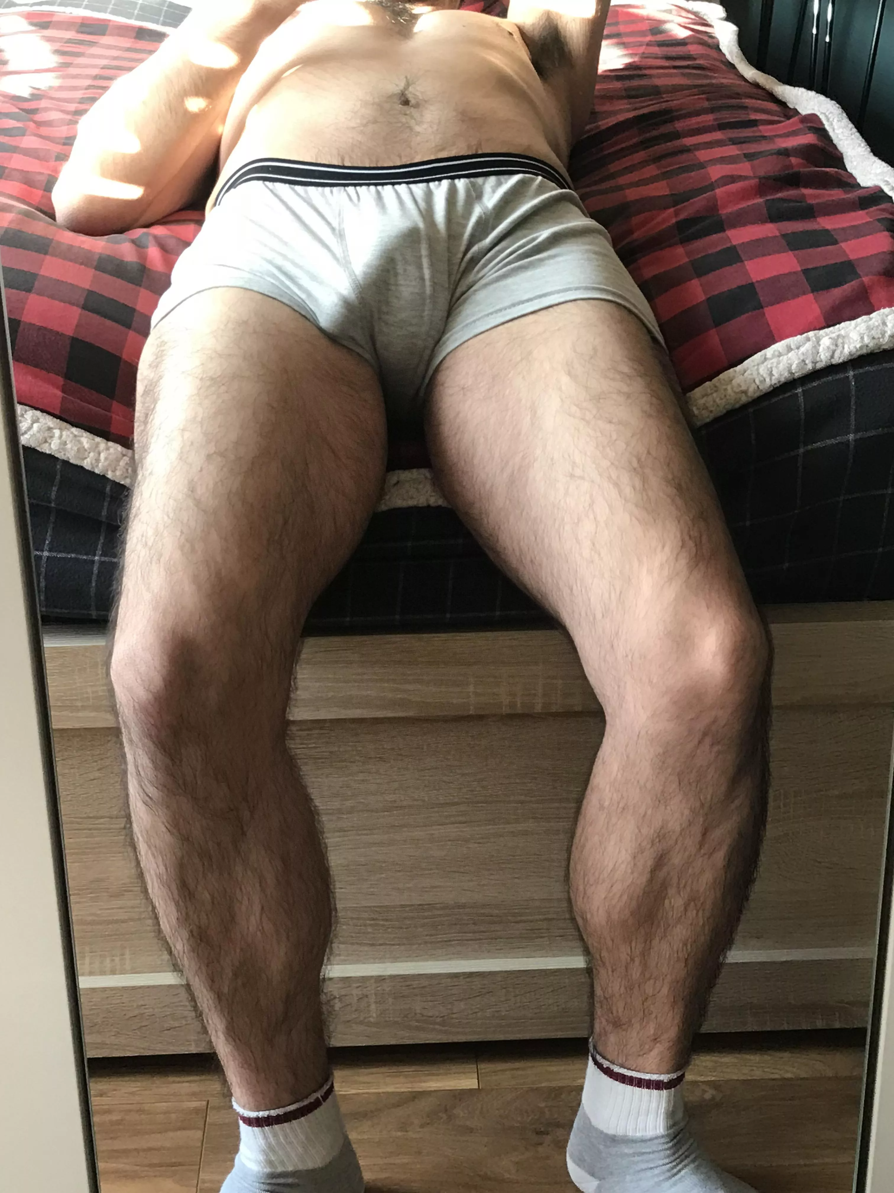 Sunday’s grey briefs