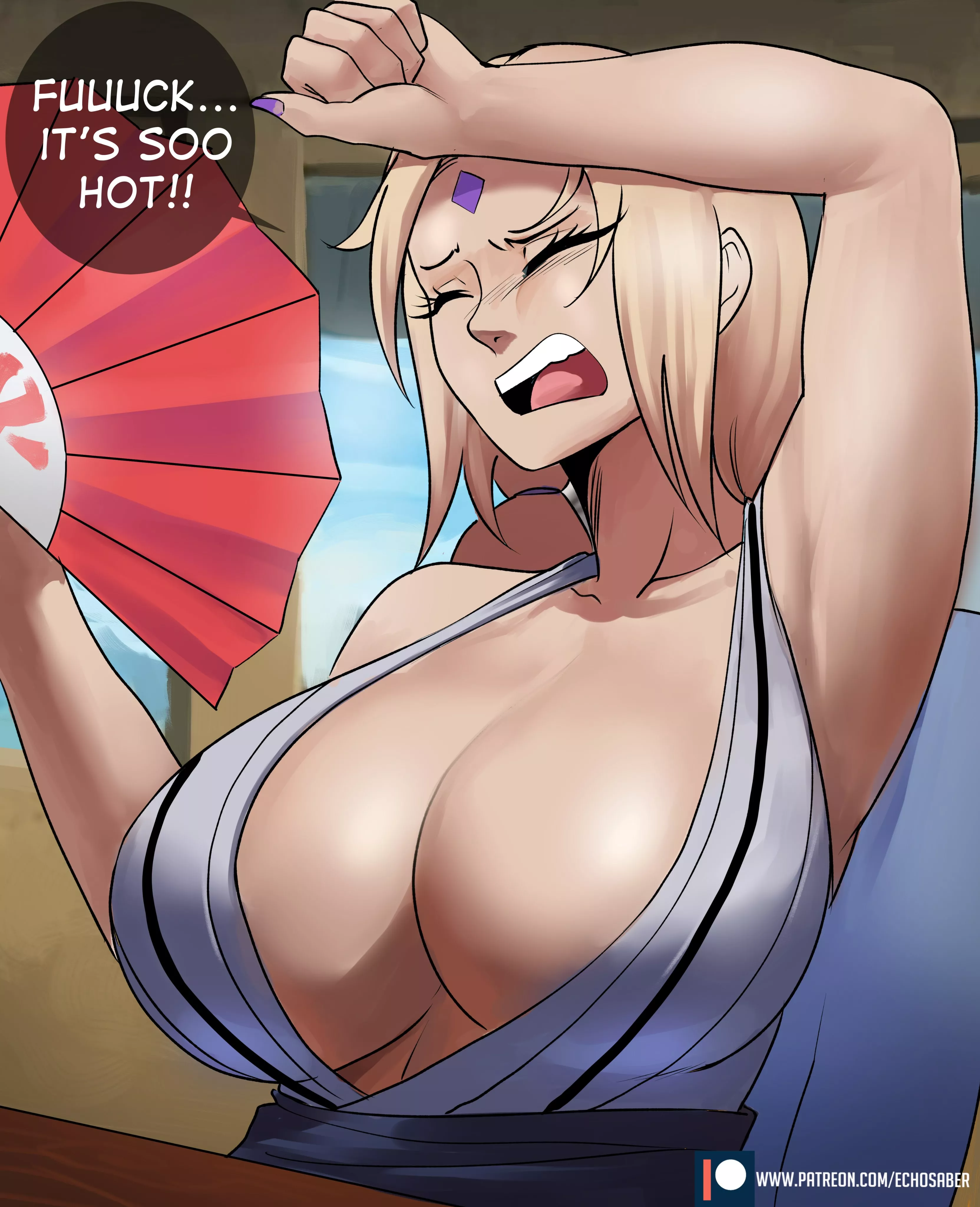 Tsunade Is Feeling Hot