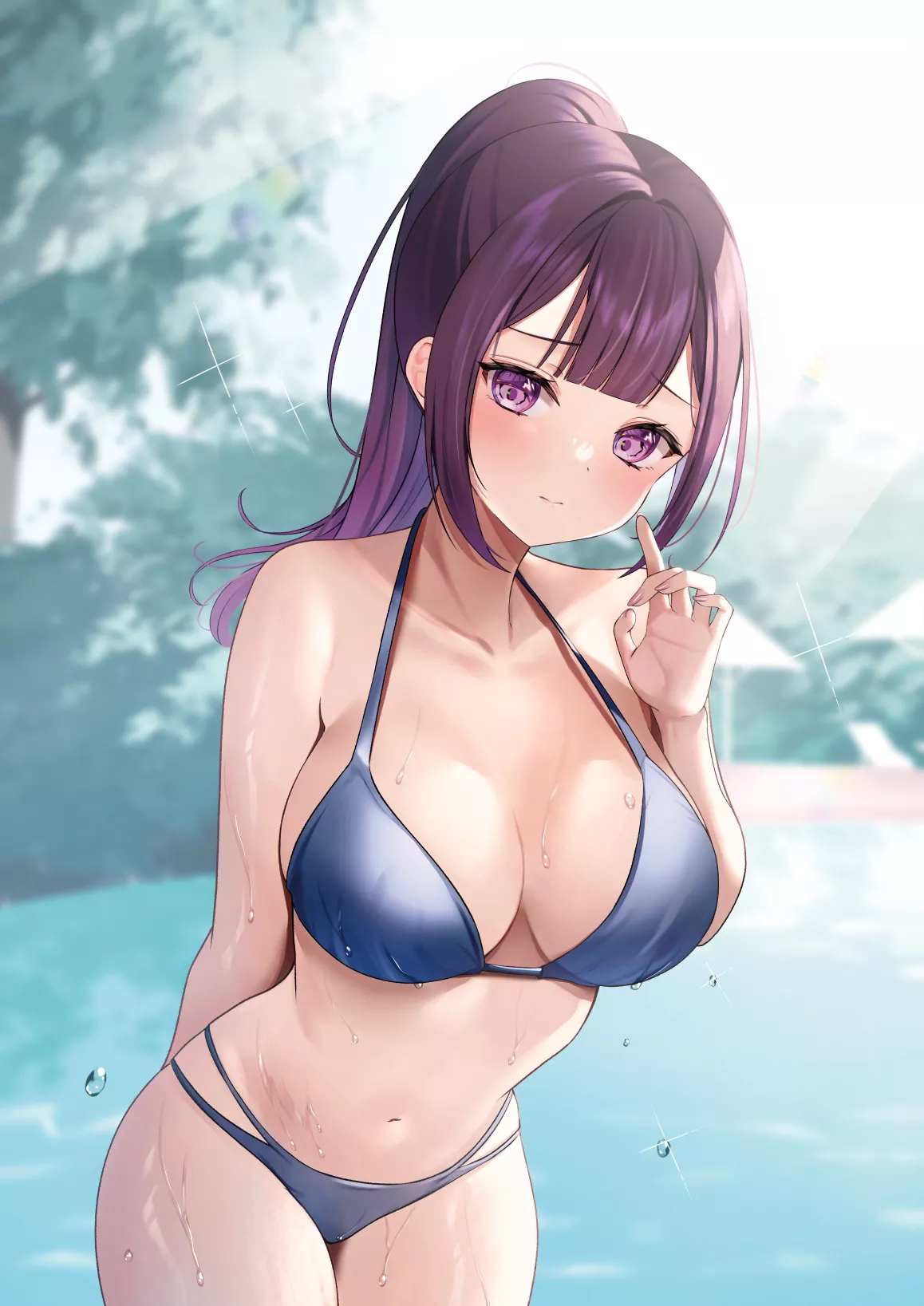 Blue bikini [Artist's Original]