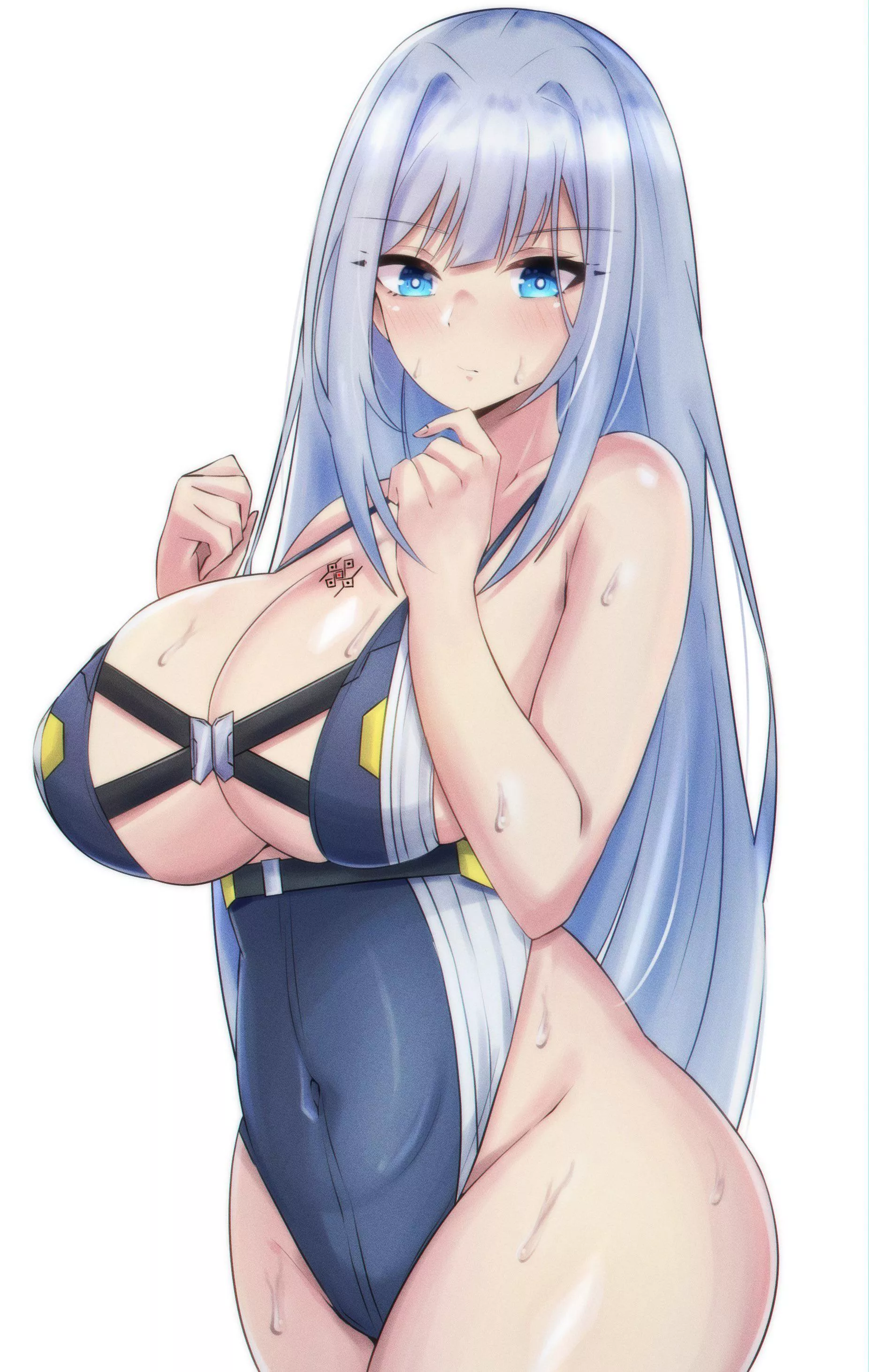 busty swimsuit Ethel (@Latte_daruta2)[Xenoblade Chronicles 3]