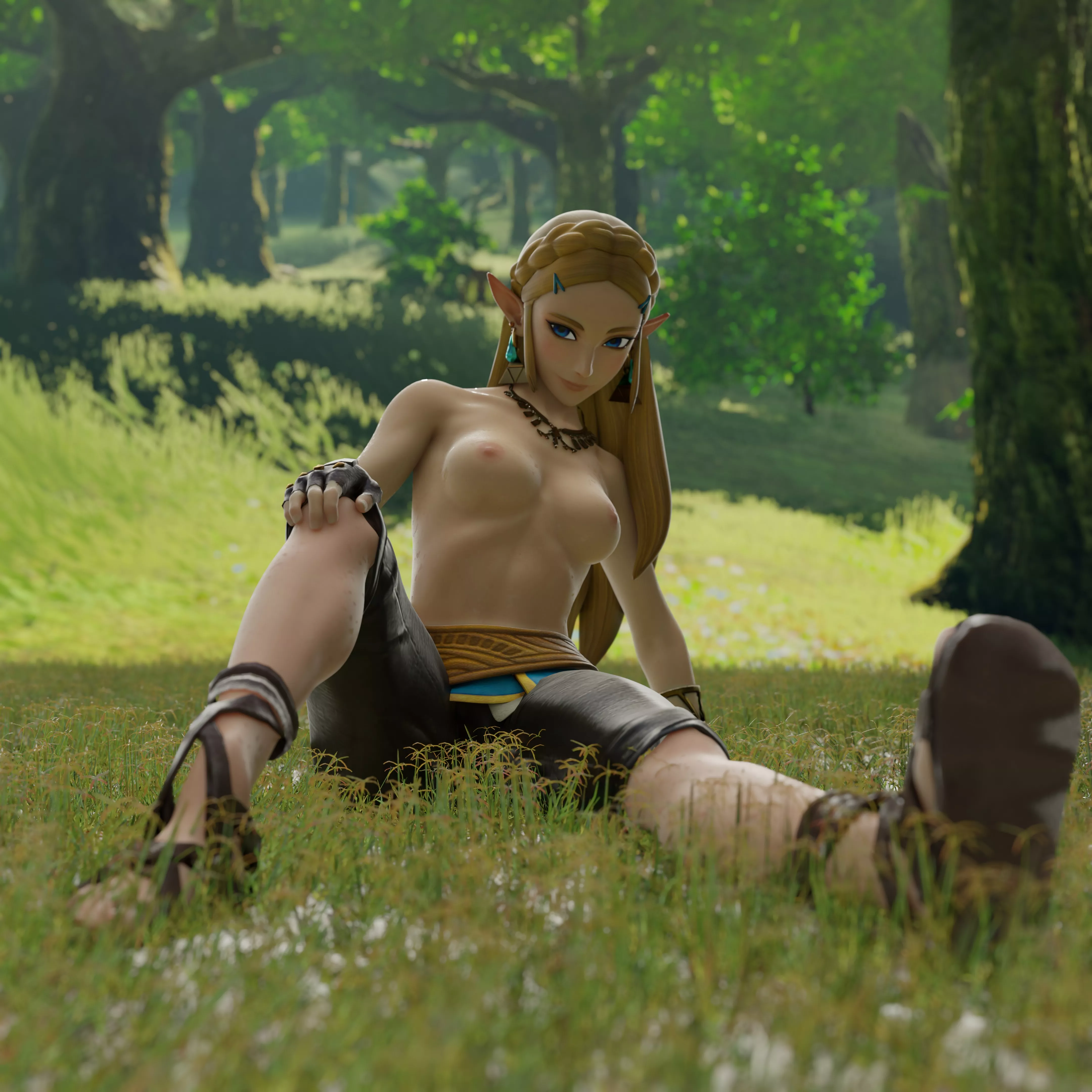 Chilling with zelda (Nsfw1267)