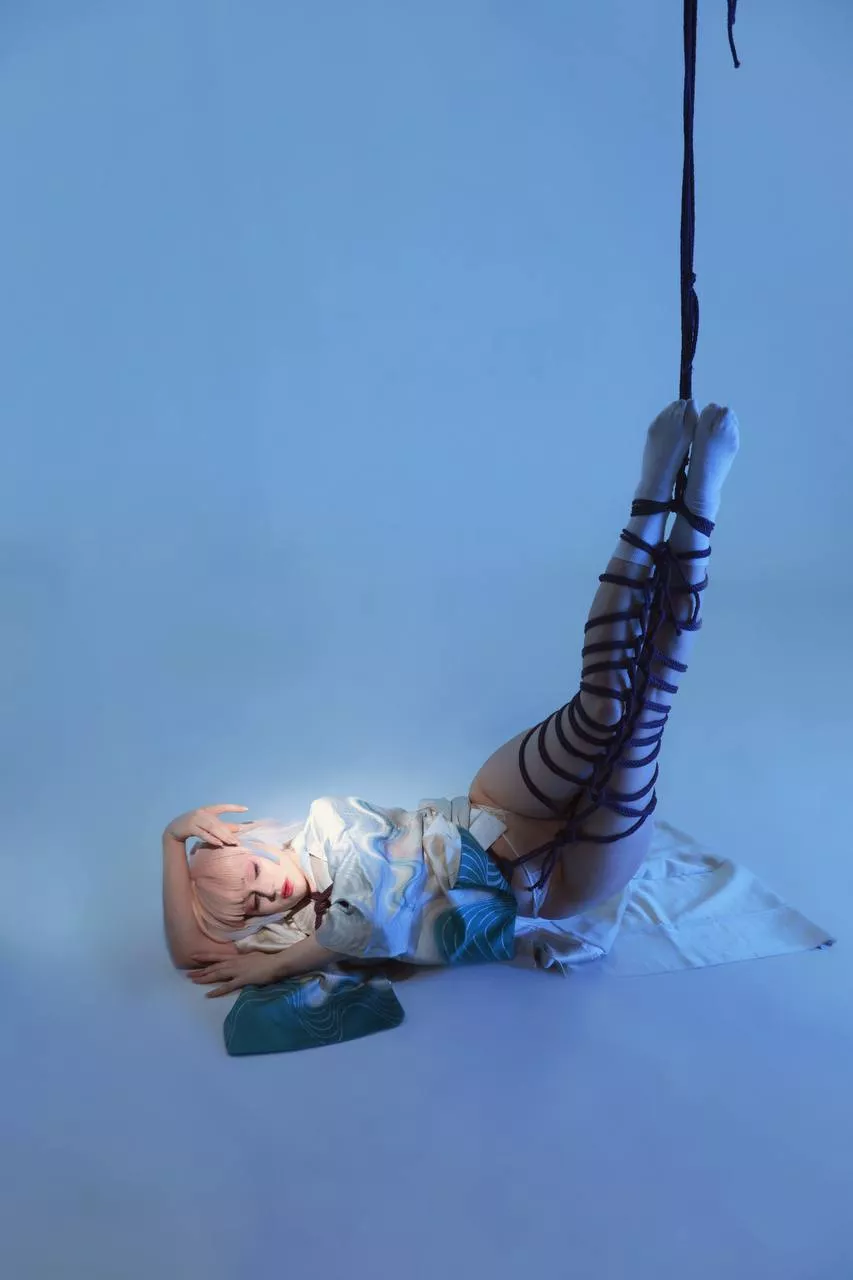 [f] My cosplay with shibari