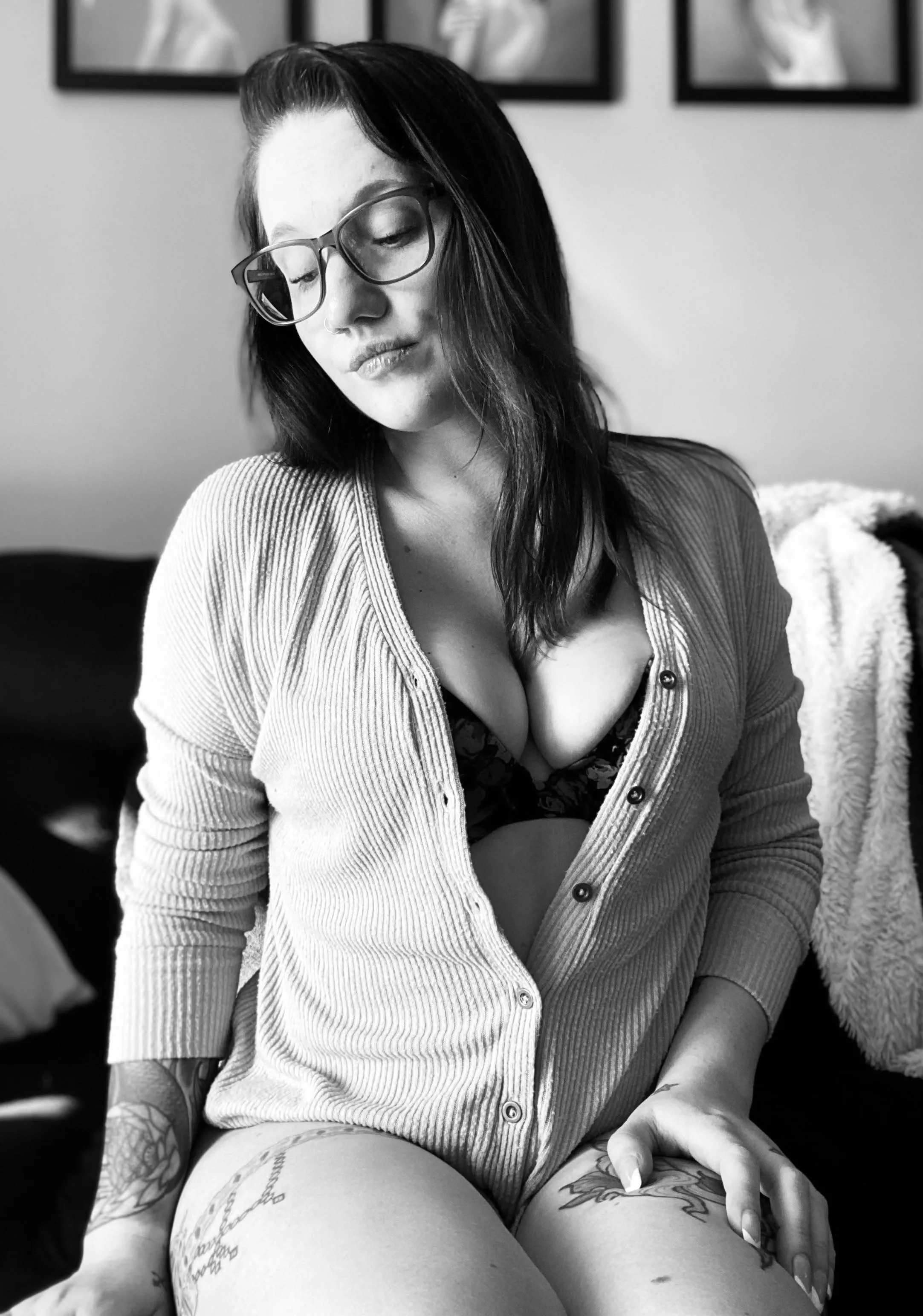 Felt like a sexy librarian (F)