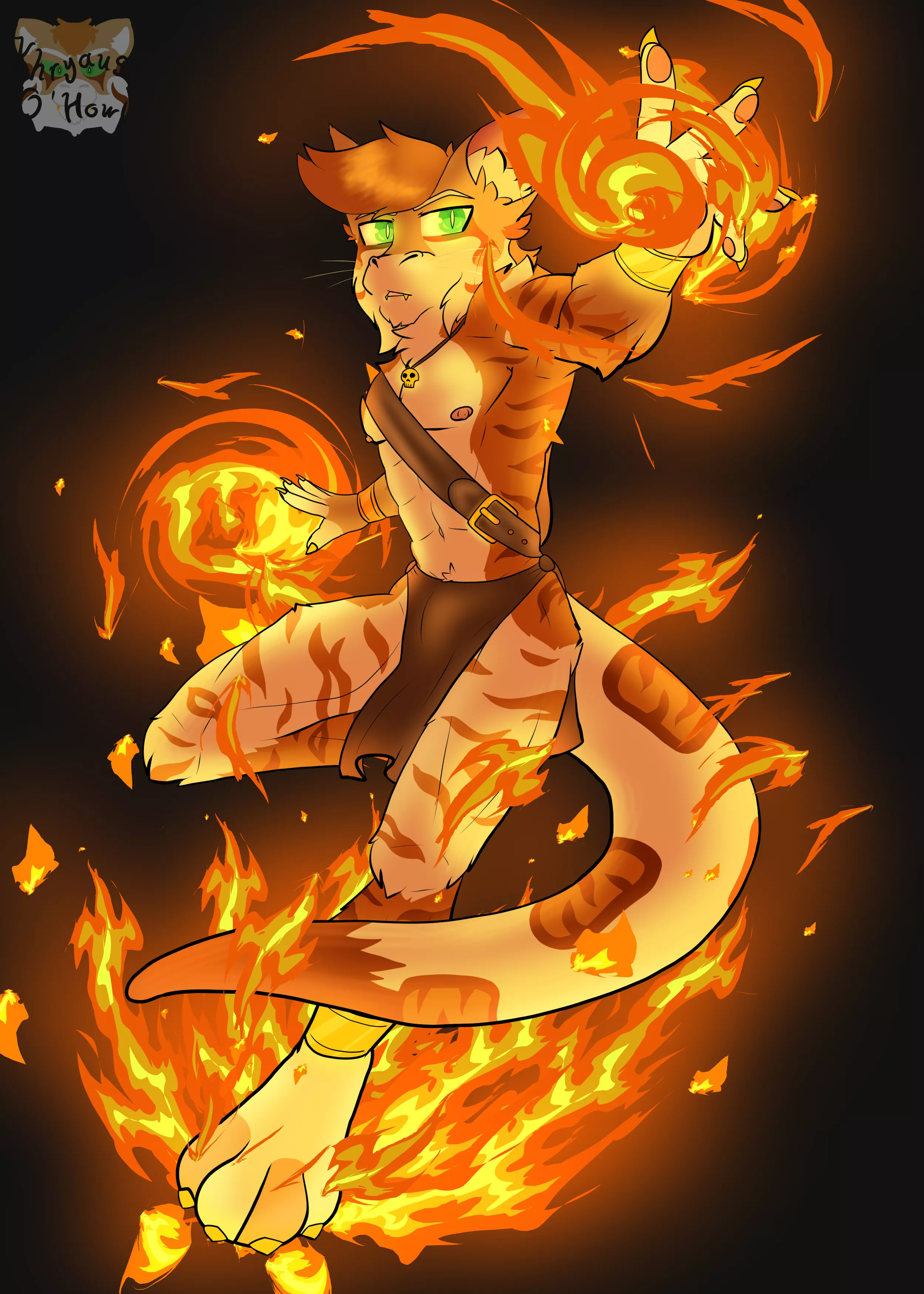 Firebreather (@GoldYakuzaTigon on Twitter)