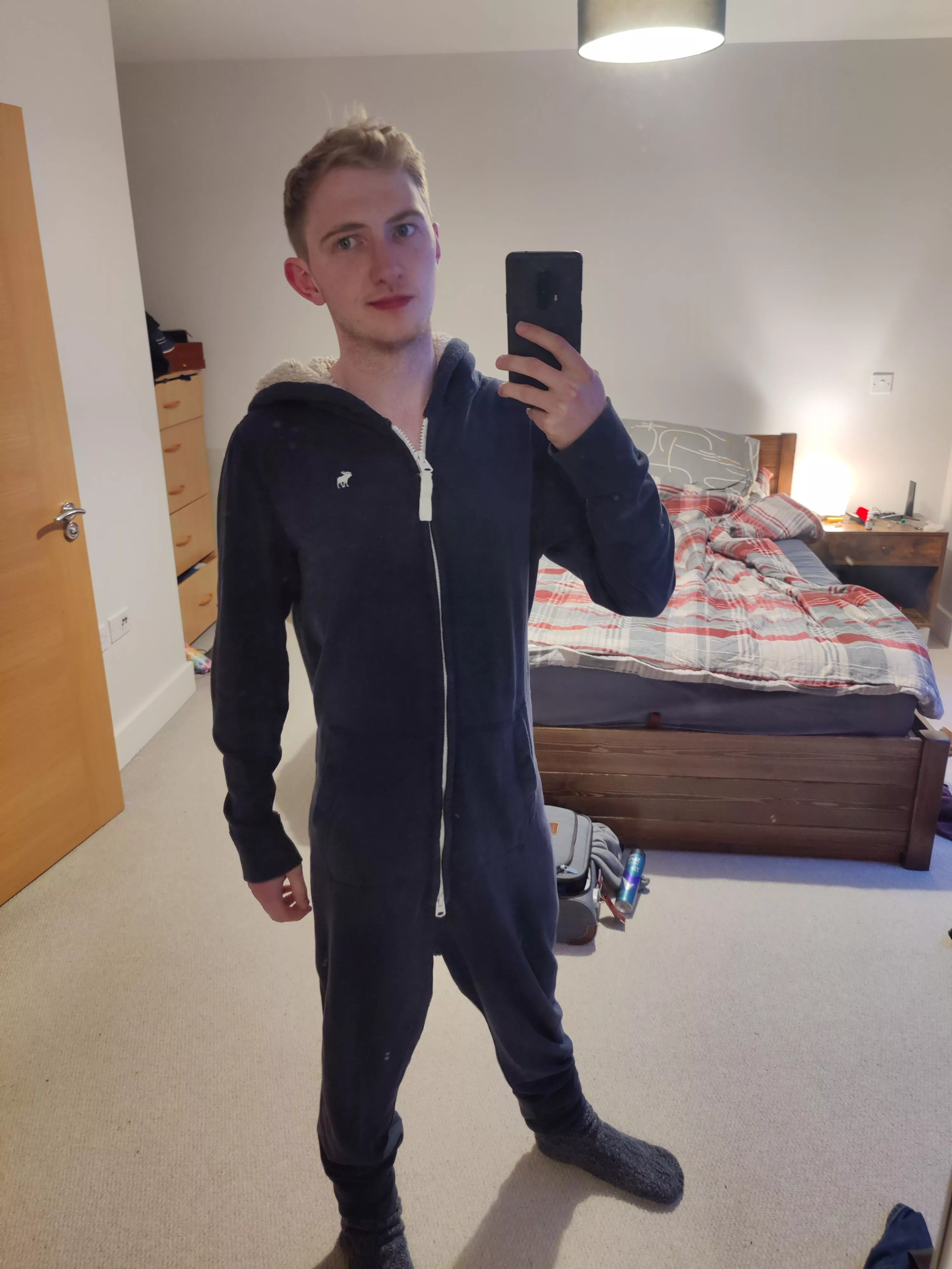 It's onsie season here already. Layers and cuddles required.