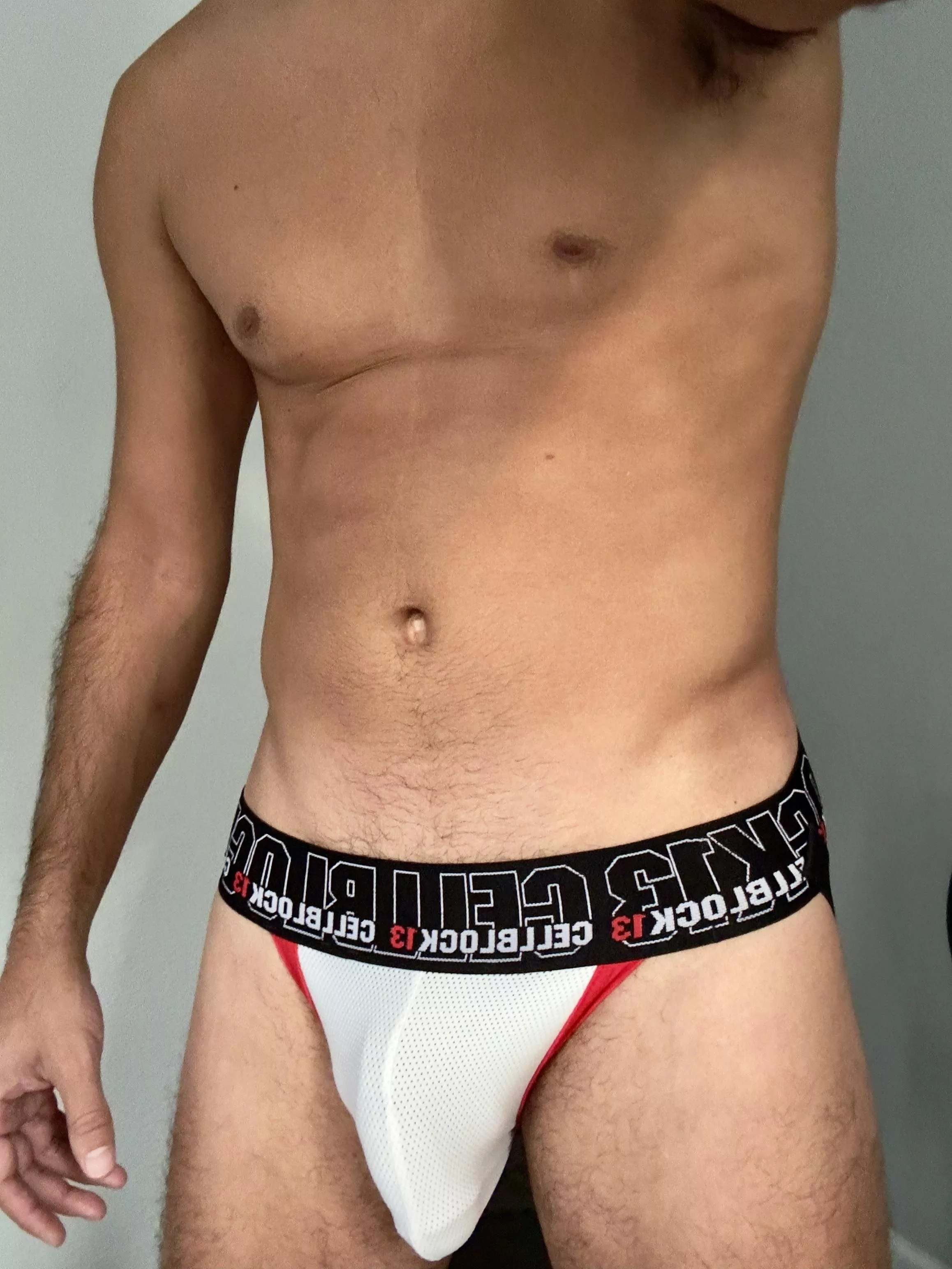 New jockstrap try on