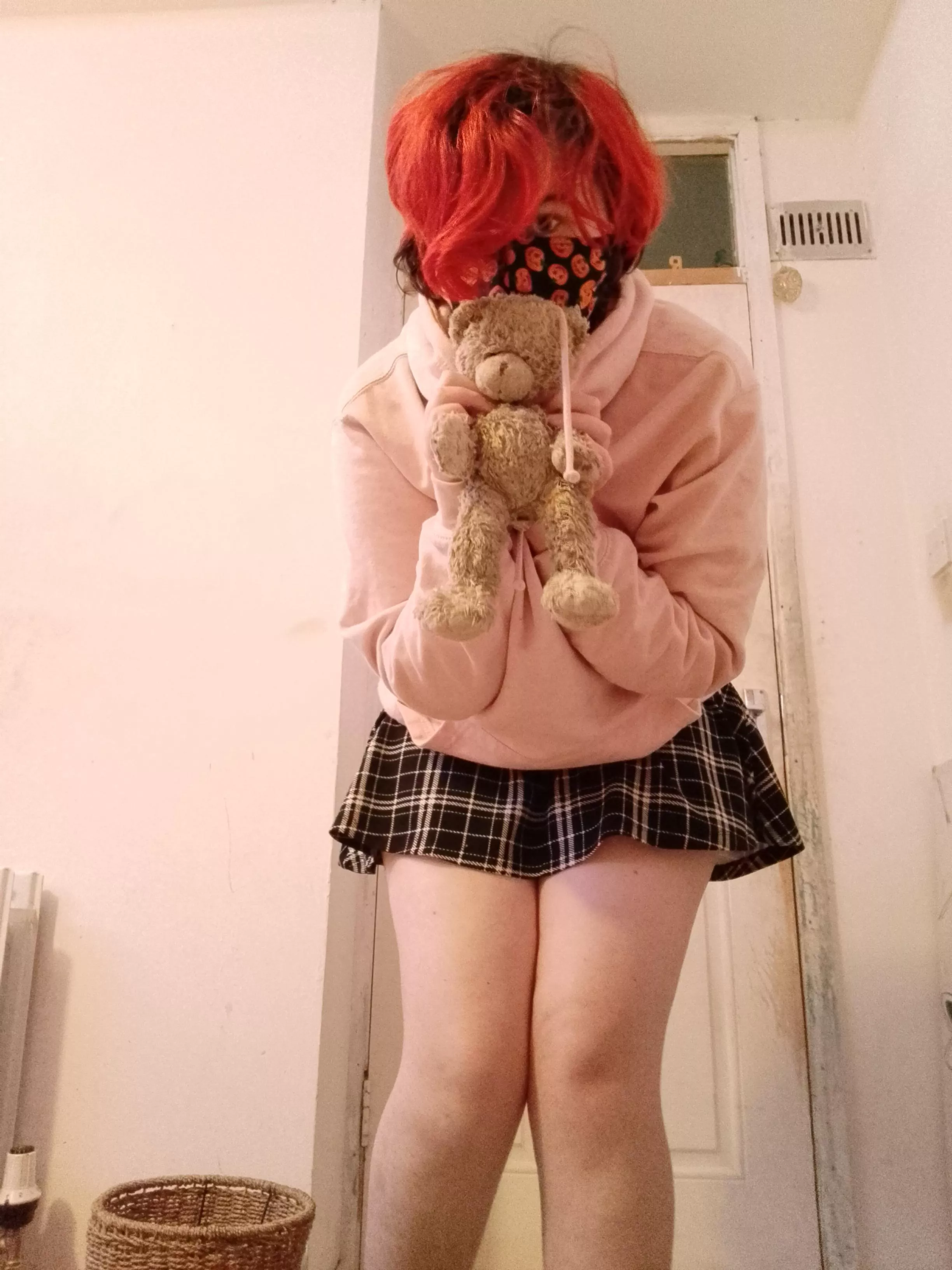 a wild femboy appears and offers you a teddy bear !! do you accept ?