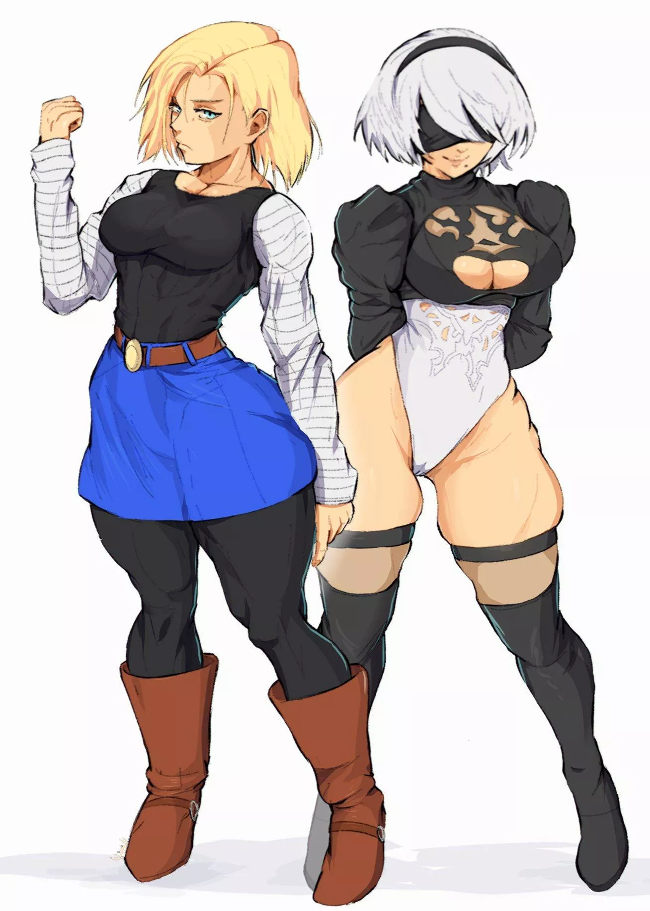 androids (@yoracrab) [Dragon Ball/NieR:Automata]